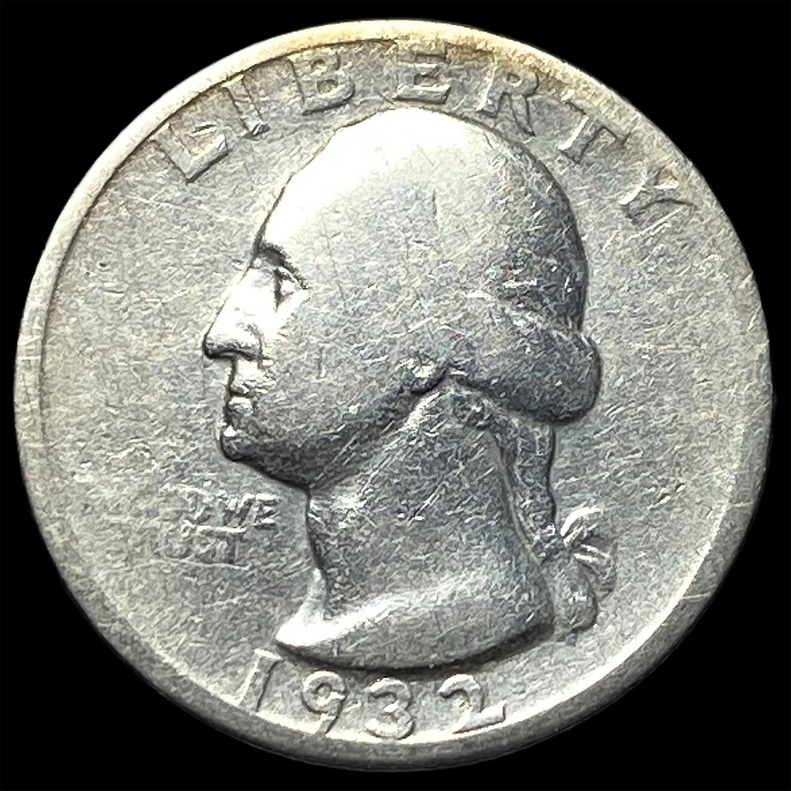 1932-D Silver Washington Quarter NICELY CIRCULATED: 1932-D Silver Washington Quarter NICELY CIRCULATED