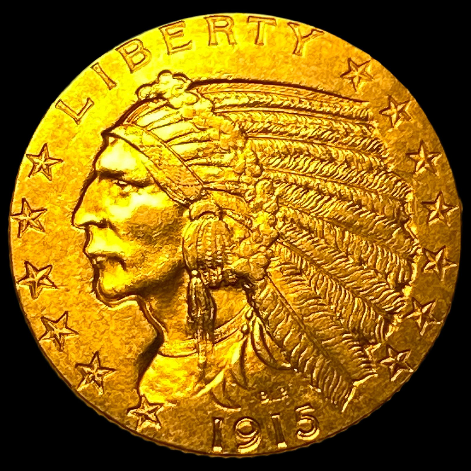 1915 Indian Head Half Eagle $5 Gold UNCIRCULATED (1 of 2)