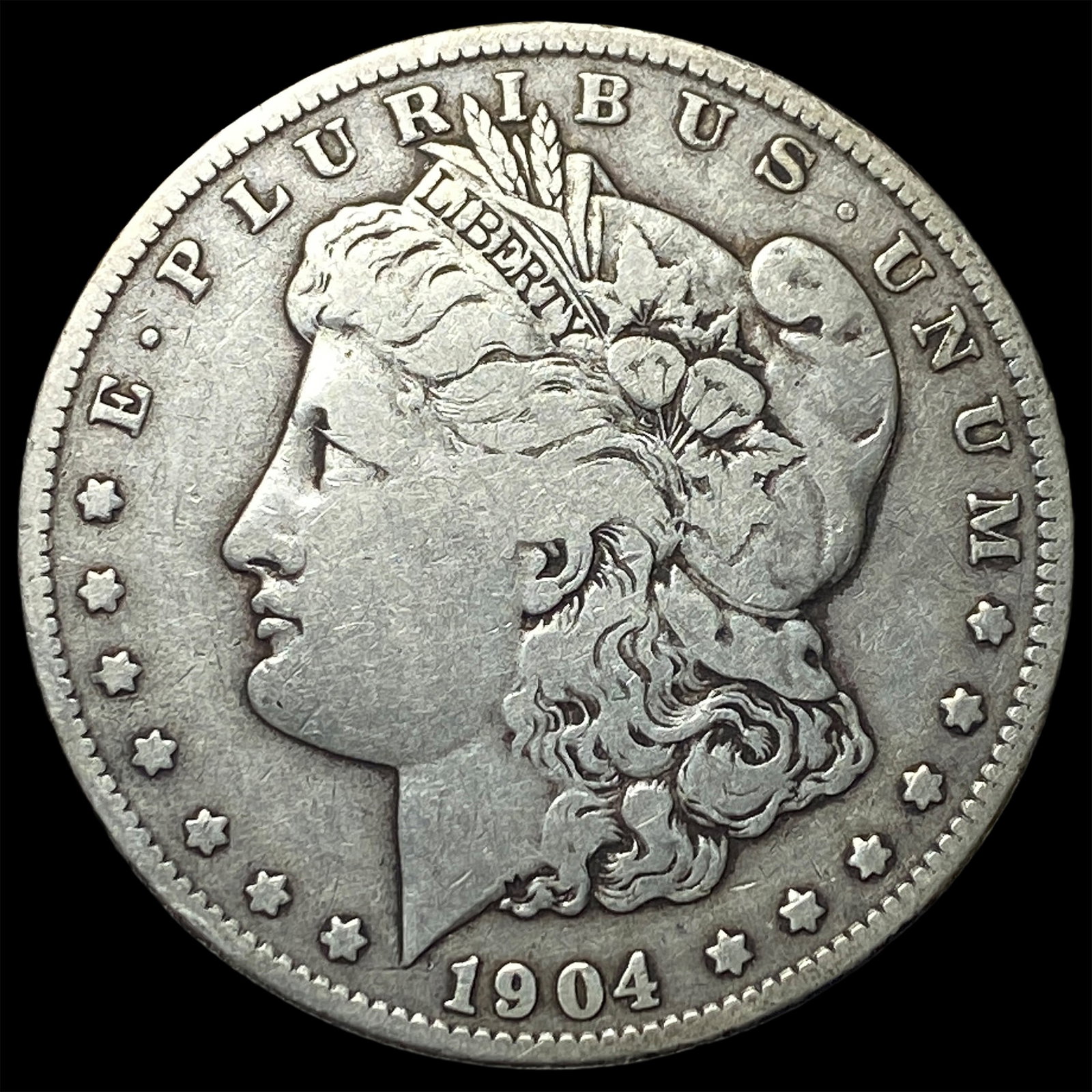 1904-S Silver Morgan Dollar LIGHTLY CIRCULATED: 1904-S Silver Morgan Dollar LIGHTLY CIRCULATED