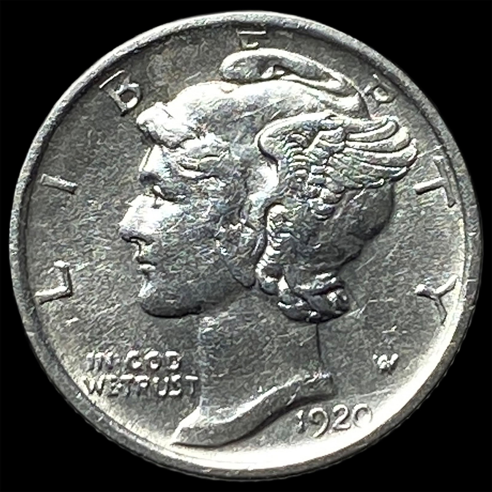 1920 Mercury Dime CHOICE AU (1 of 2)