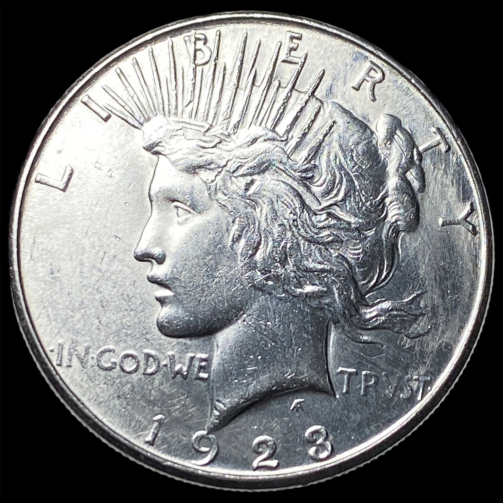 1923 Silver Peace Dollar CLOSELY UNCIRCULATED: 1923 Silver Peace Dollar CLOSELY UNCIRCULATED