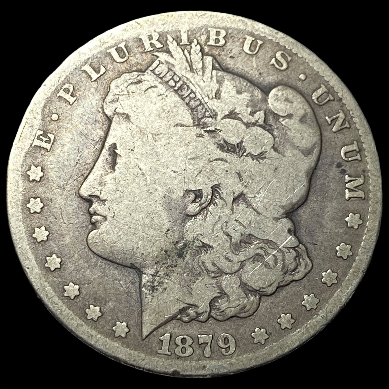 1879-S Silver Morgan Dollar NICELY CIRCULATED: 1879-S Silver Morgan Dollar NICELY CIRCULATED