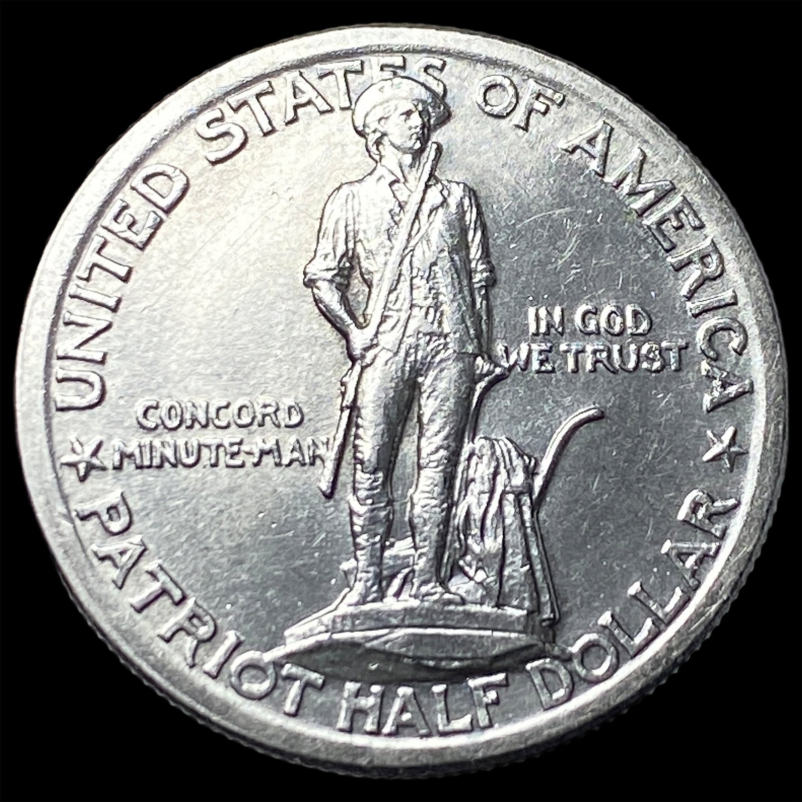 1925 Silver Lexington-Concord Half Dollar CLOSELY UNCIRCULATED (1 of 2)