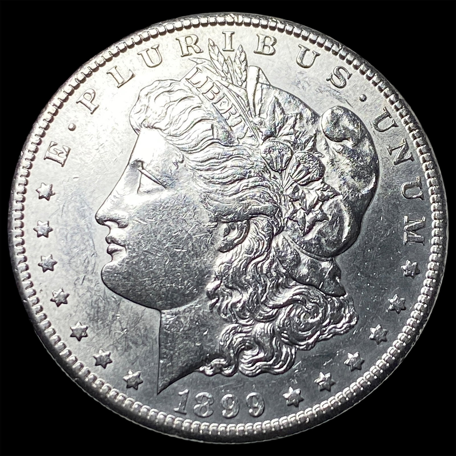 1899-S Silver Morgan Dollar CHOICE AU: 1899-S Silver Morgan Dollar CHOICE AU