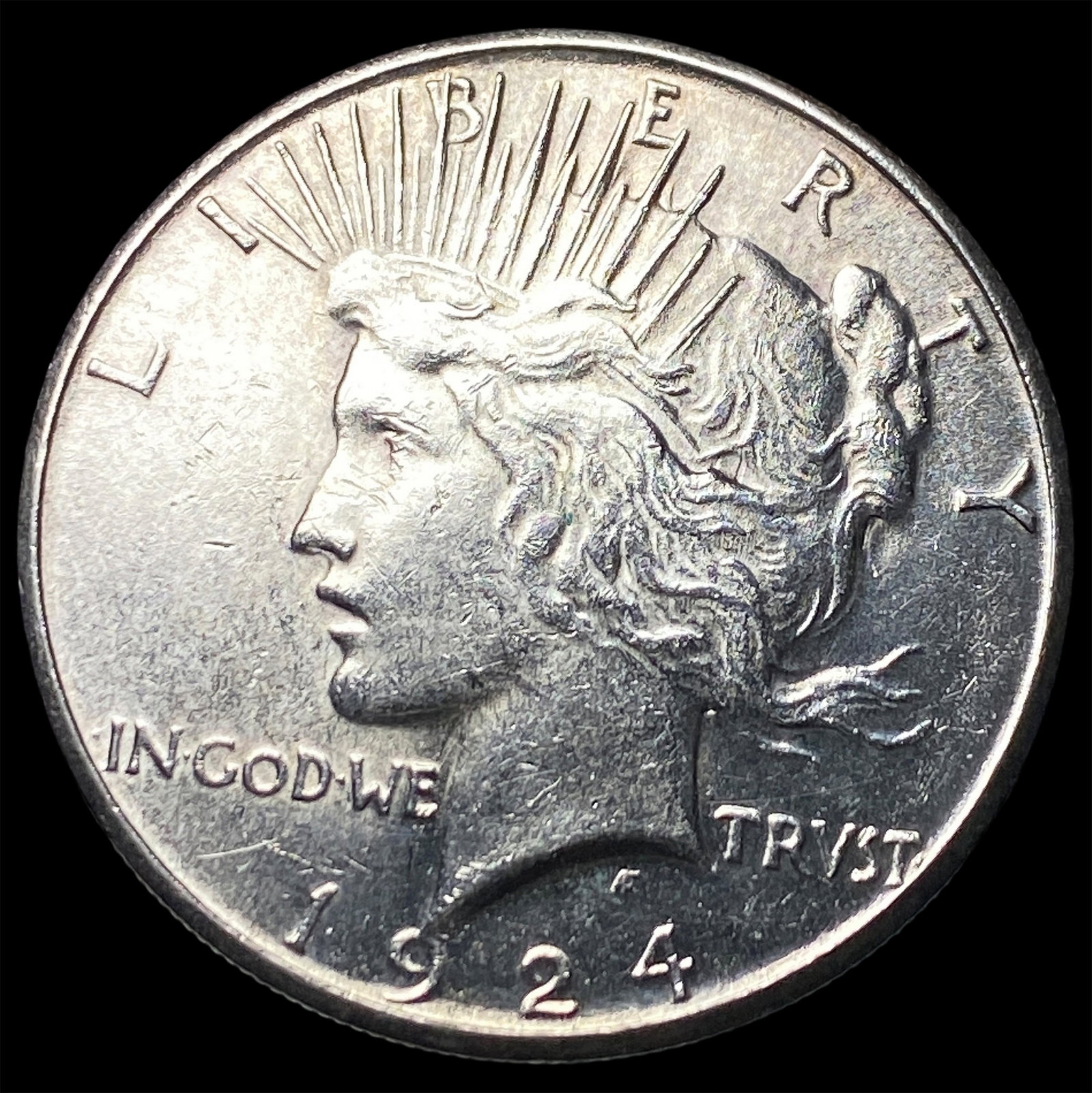 1924-S Silver Peace Dollar UNCIRCULATED (1 of 2)