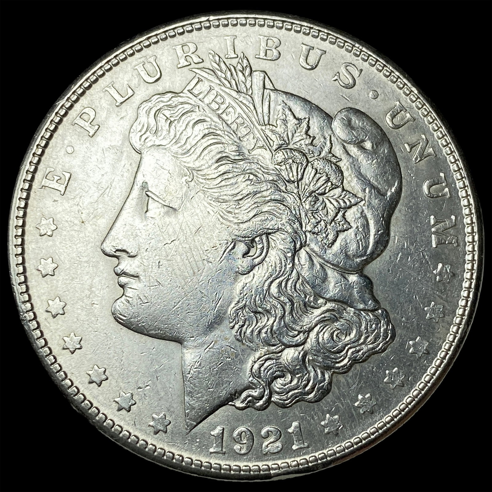 1921-S Silver Morgan Dollar CLOSELY UNCIRCULATED (1 of 2)