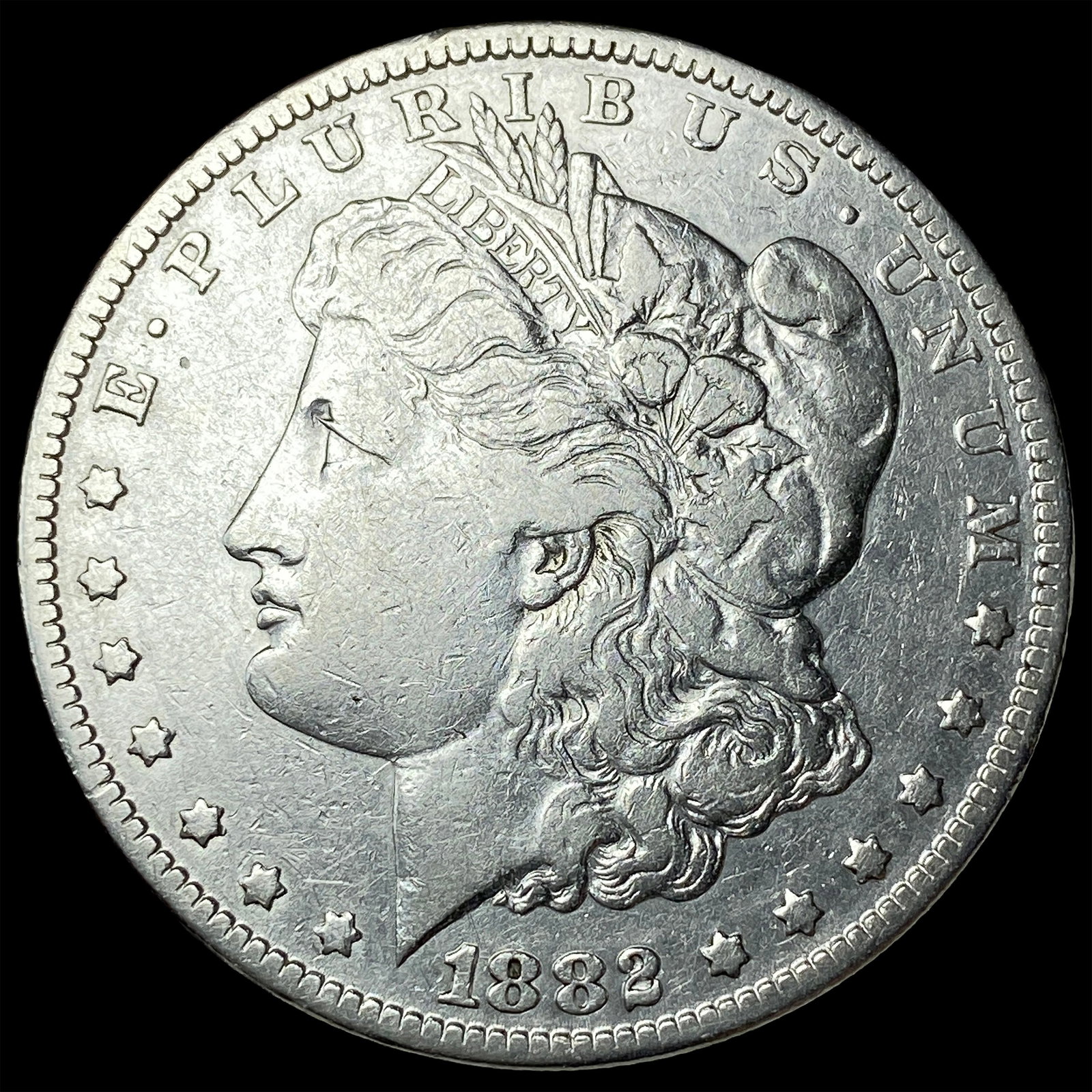 1882-S Silver Morgan Dollar LIGHTLY CIRCULATED (1 of 2)