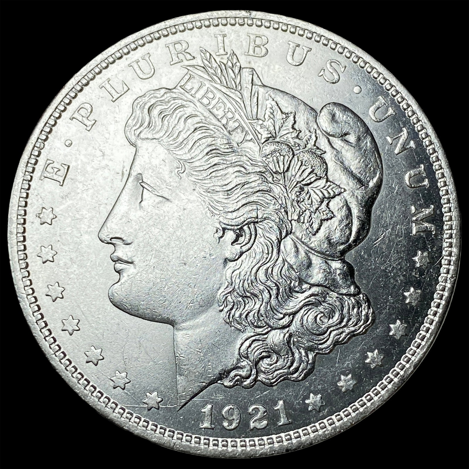 1921 Silver Morgan Dollar CHOICE BU (1 of 2)