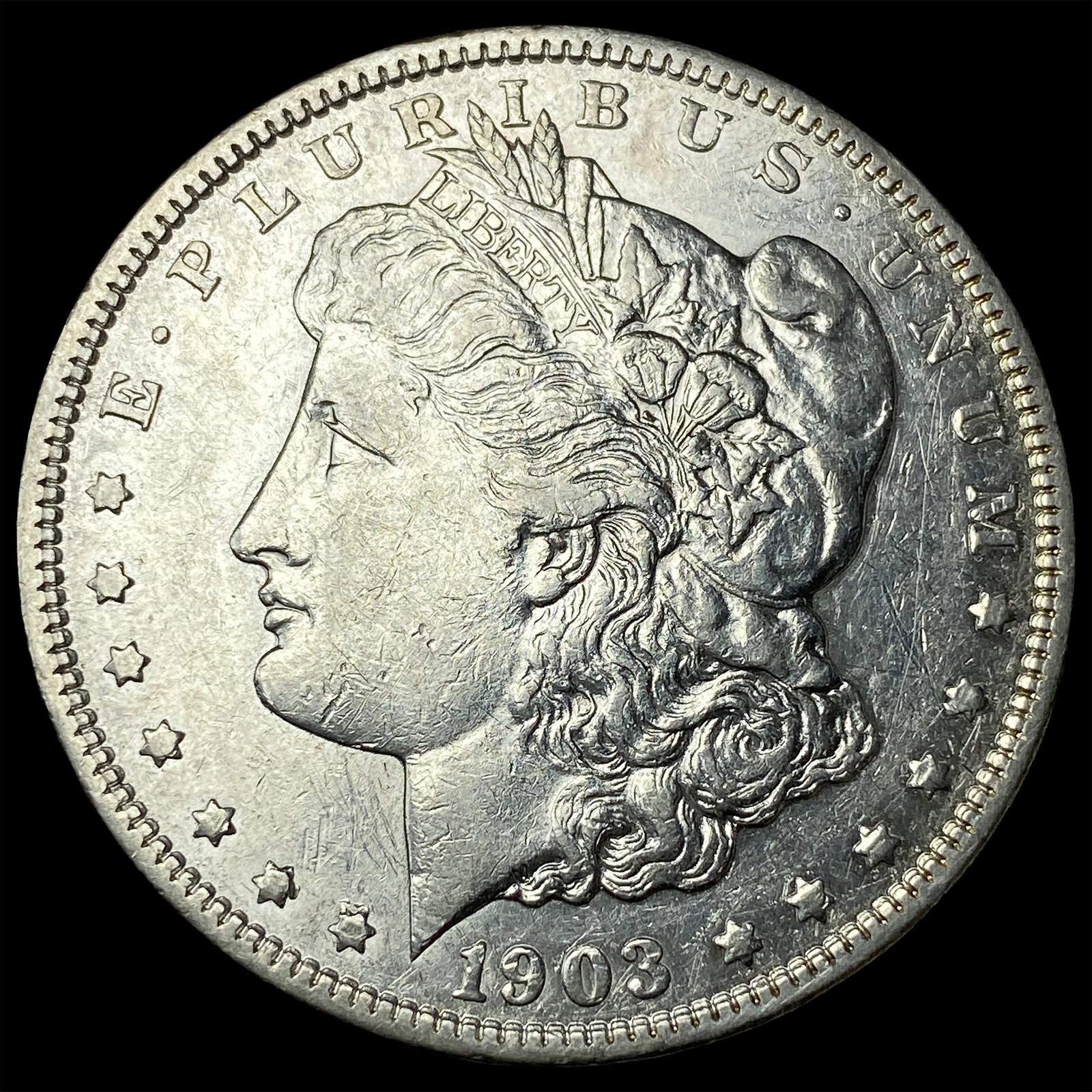 1903 Morgan Silver Dollar CLOSELY UNCIRCULATED: 1903 Morgan Silver Dollar CLOSELY UNCIRCULATED