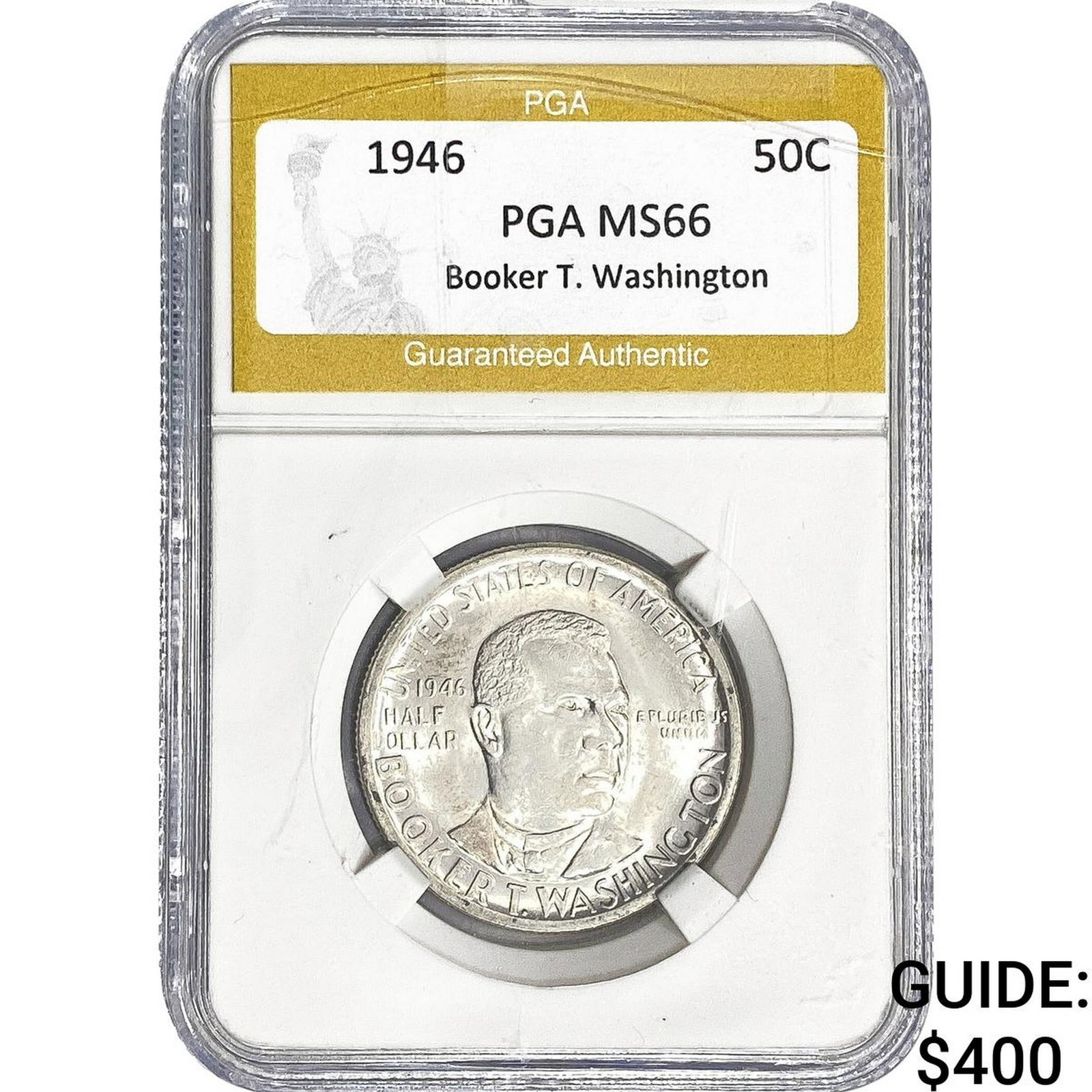 1946 Booker T Half Dollar PGA MS66 (1 of 2)