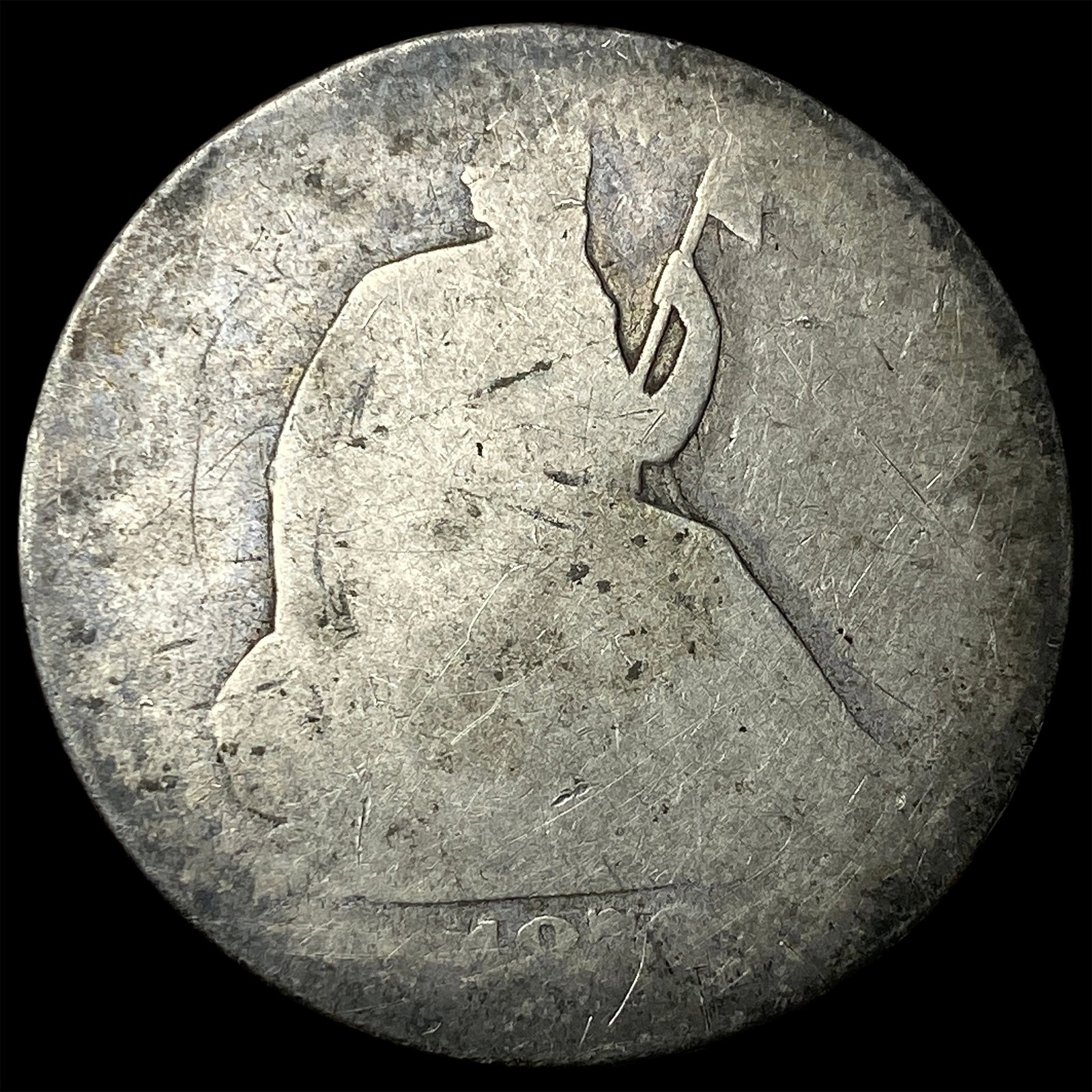 1841 Seated Liberty Dollar NICELY CIRCULATED: 1841 Seated Liberty Dollar NICELY CIRCULATED