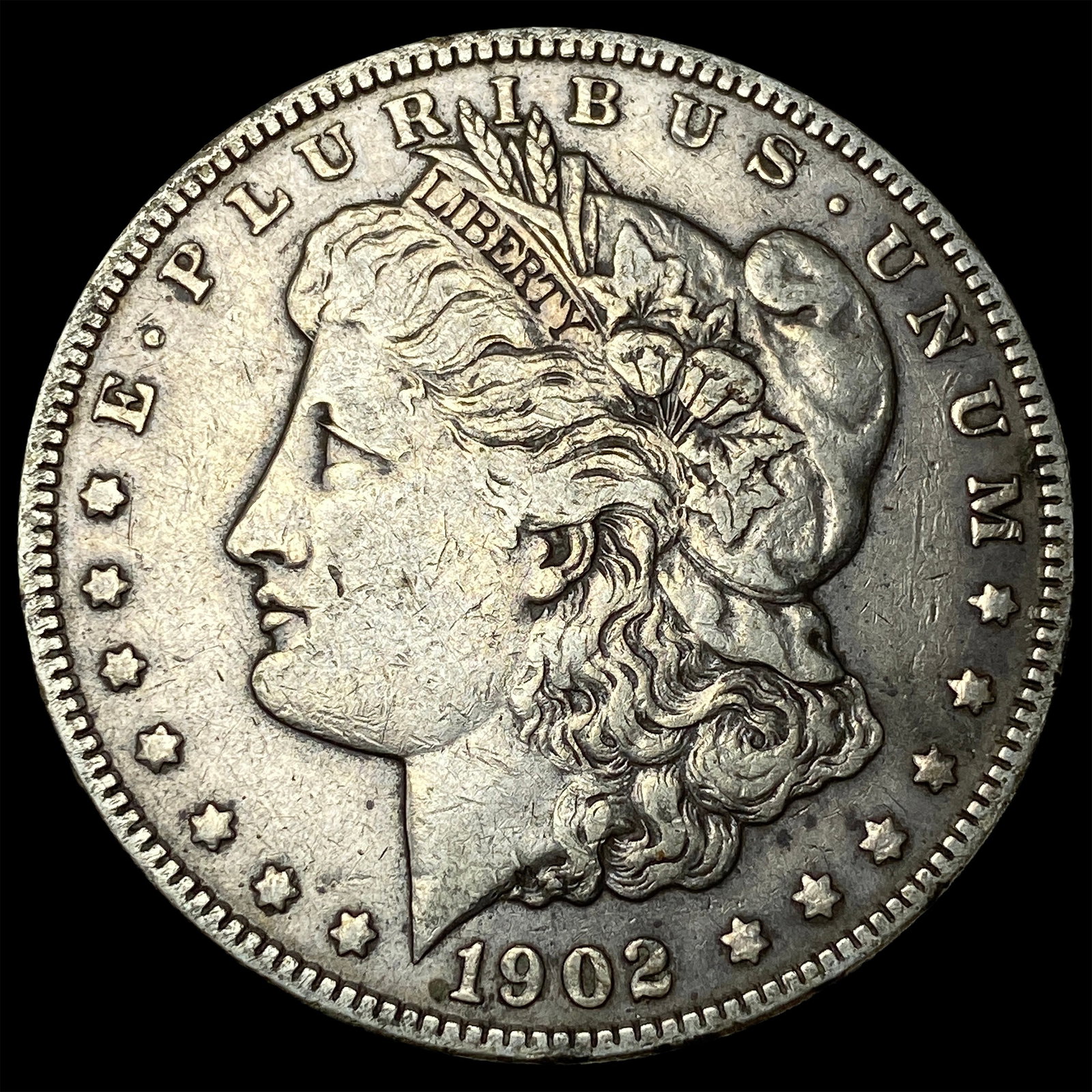 1902 Morgan Silver Dollar CLOSELY UNCIRCULATED (1 of 2)