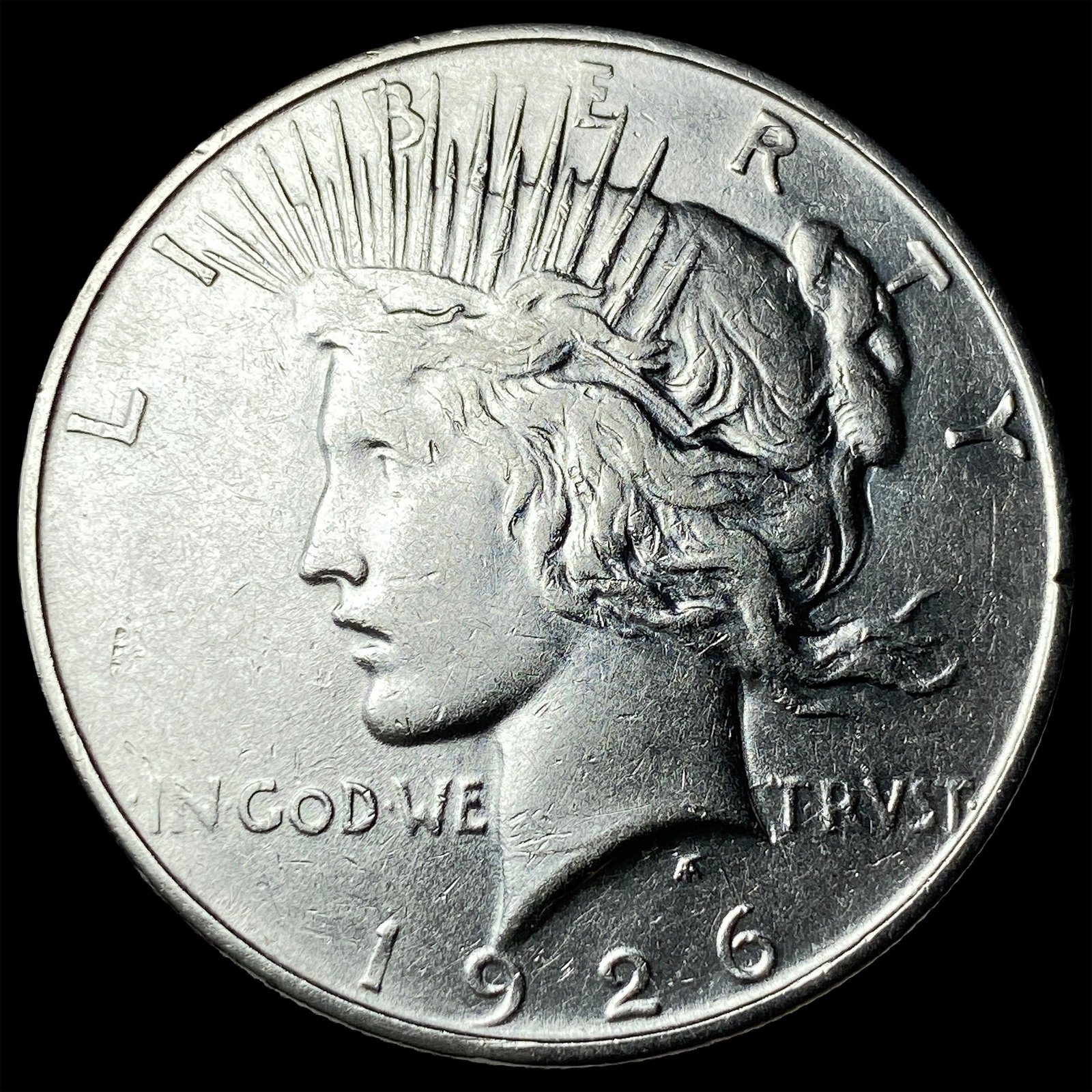 1926 Peace Silver Dollar CLOSELY UNCIRCULATED: 1926 Peace Silver Dollar CLOSELY UNCIRCULATED