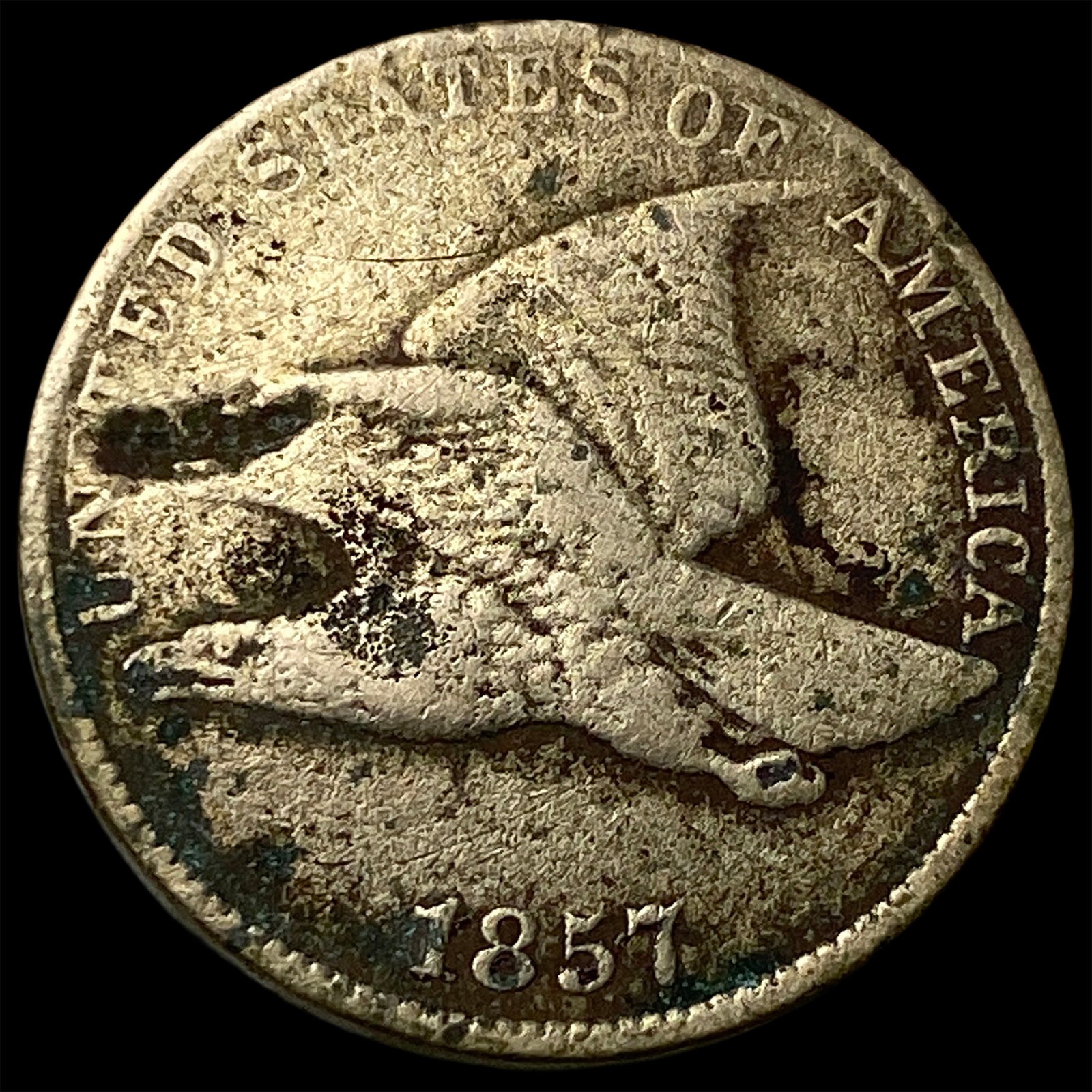 1857 Flying Eagle Cent LIGHTLY CIRCULATED (1 of 2)