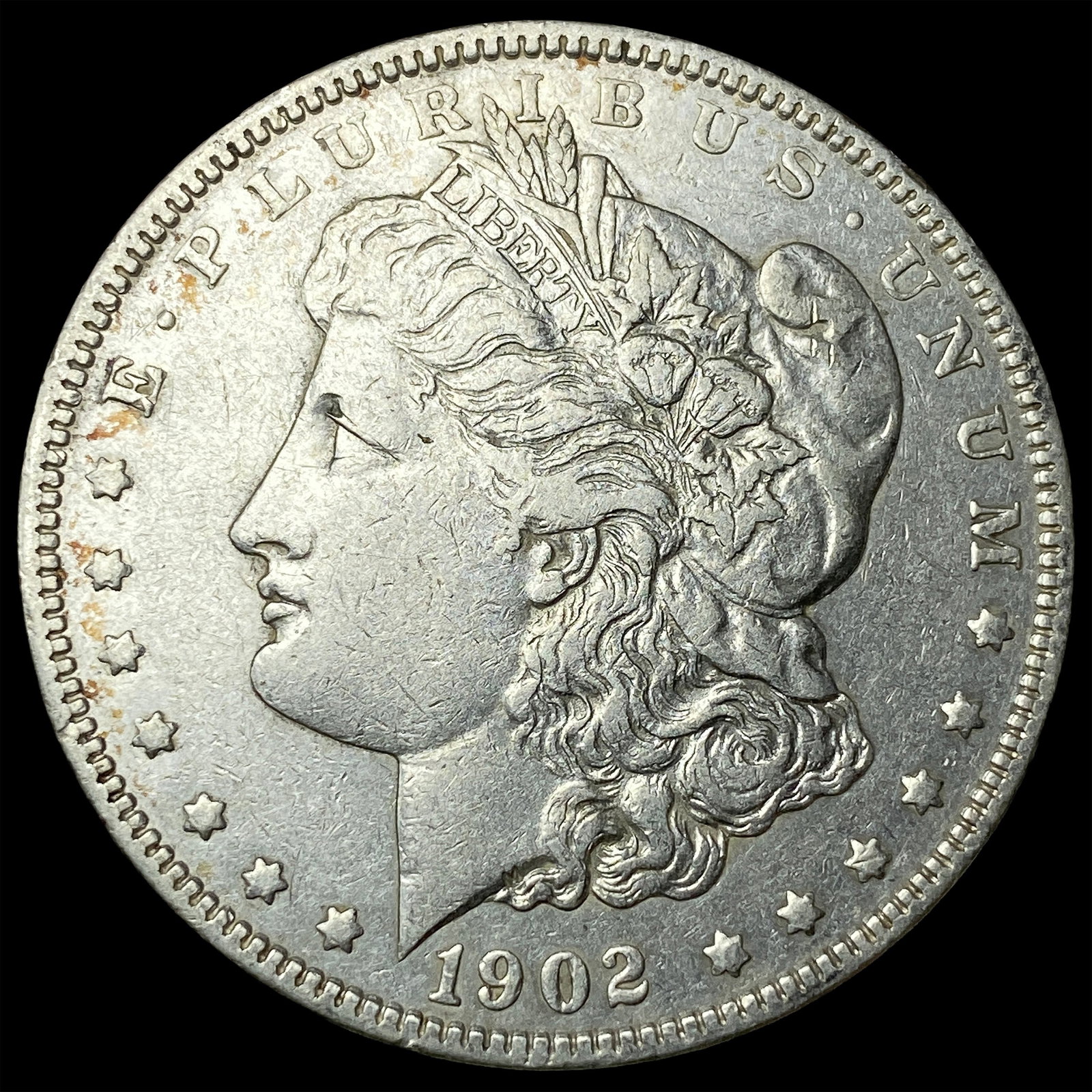 1902-S Silver Morgan Dollar CLOSELY UNCIRCULATED: 1902-S Silver Morgan Dollar CLOSELY UNCIRCULATED