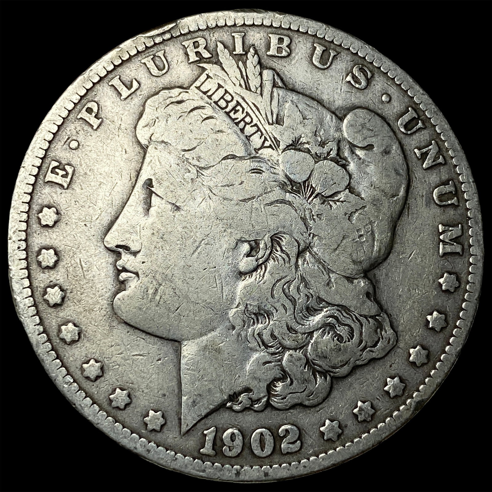 1902 Silver Morgan Dollar CLOSELY UNCIRCULATED: 1902 Silver Morgan Dollar CLOSELY UNCIRCULATED