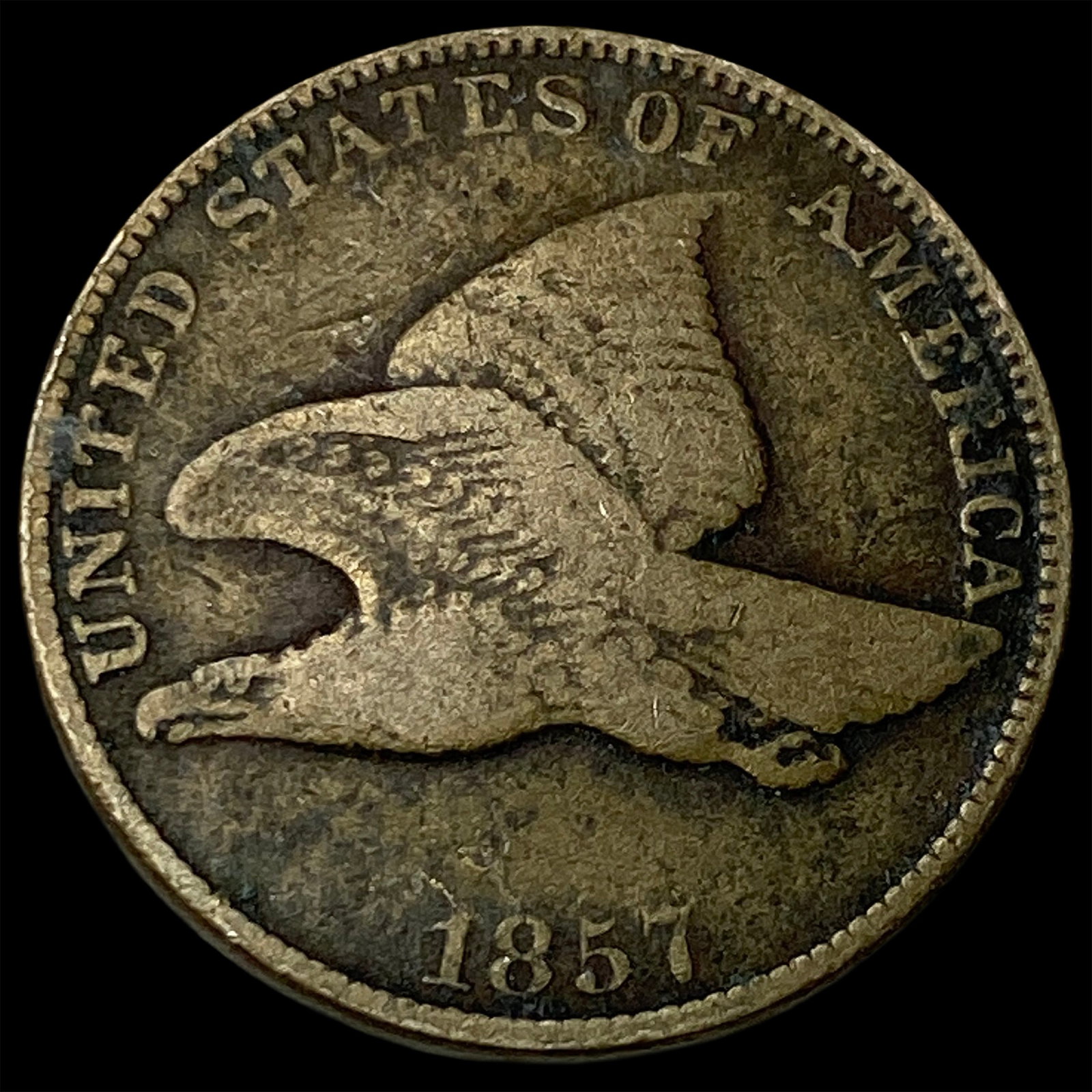 1857 Flying Eagle Cent LIGHTLY CIRCULATED (1 of 2)