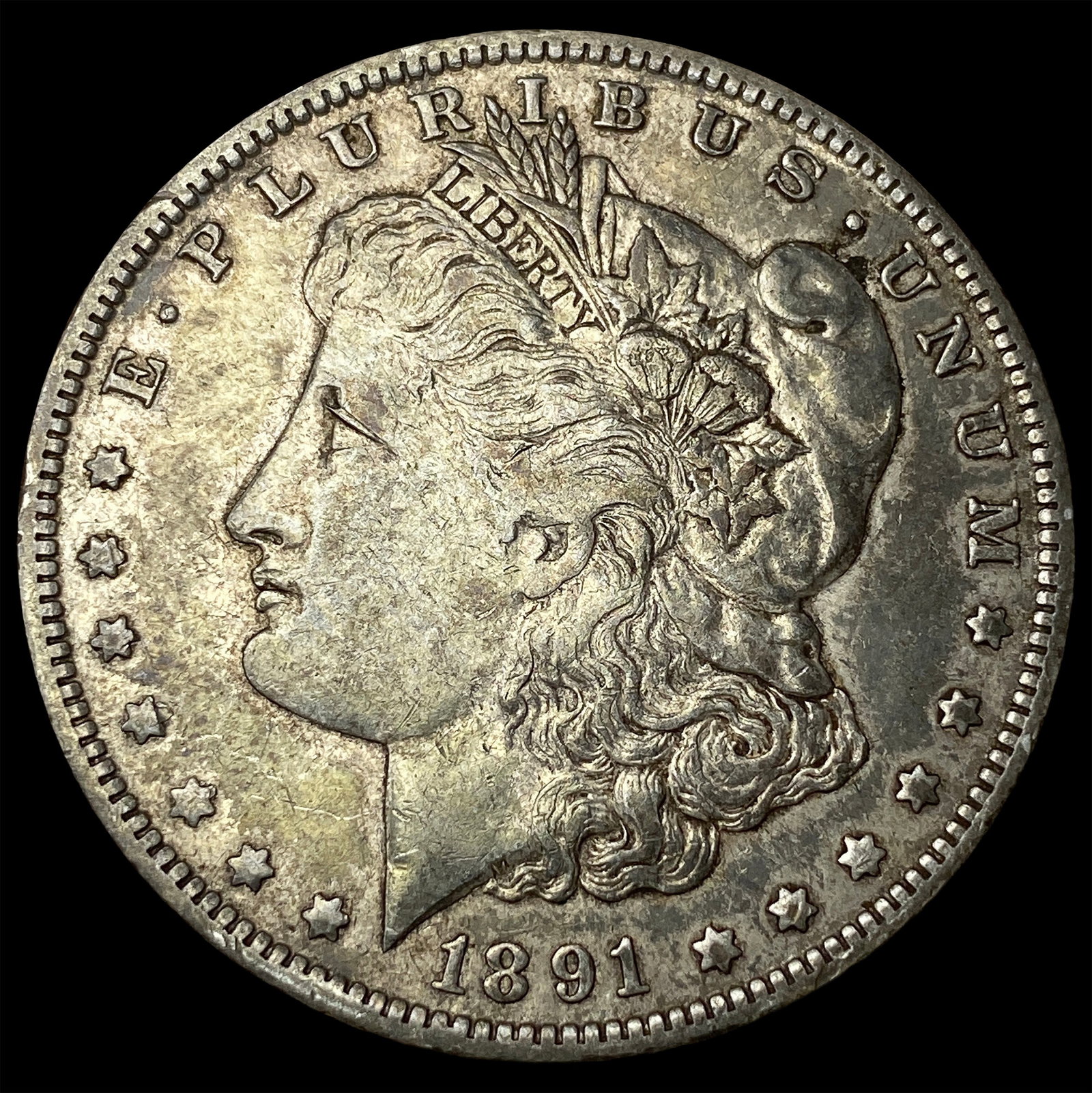 1891-O Silver Morgan Dollar NEARLY UNCIRCULATED: 1891-O Silver Morgan Dollar NEARLY UNCIRCULATED