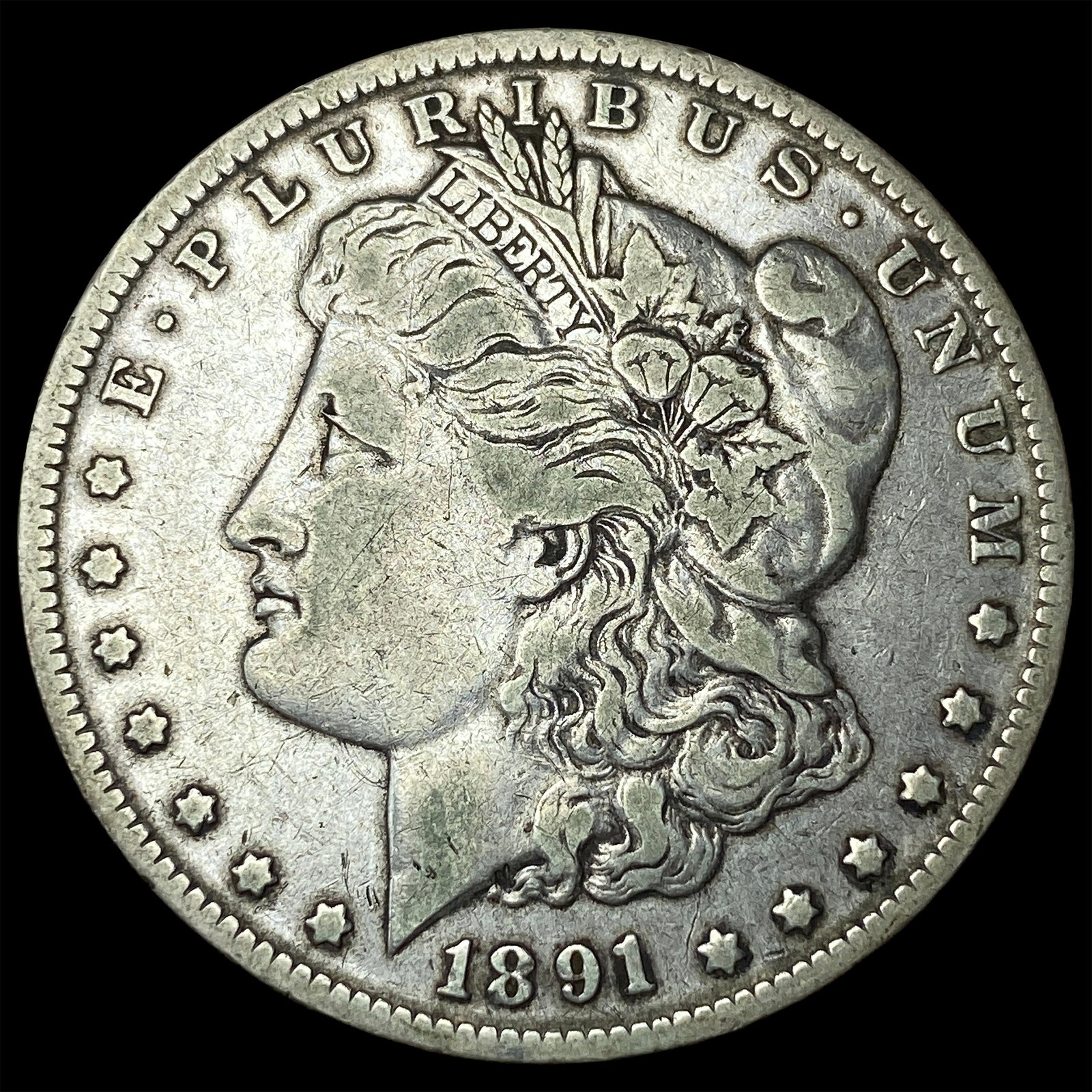 1891-O Silver Morgan Dollar NEARLY UNCIRCULATED: 1891-O Silver Morgan Dollar NEARLY UNCIRCULATED