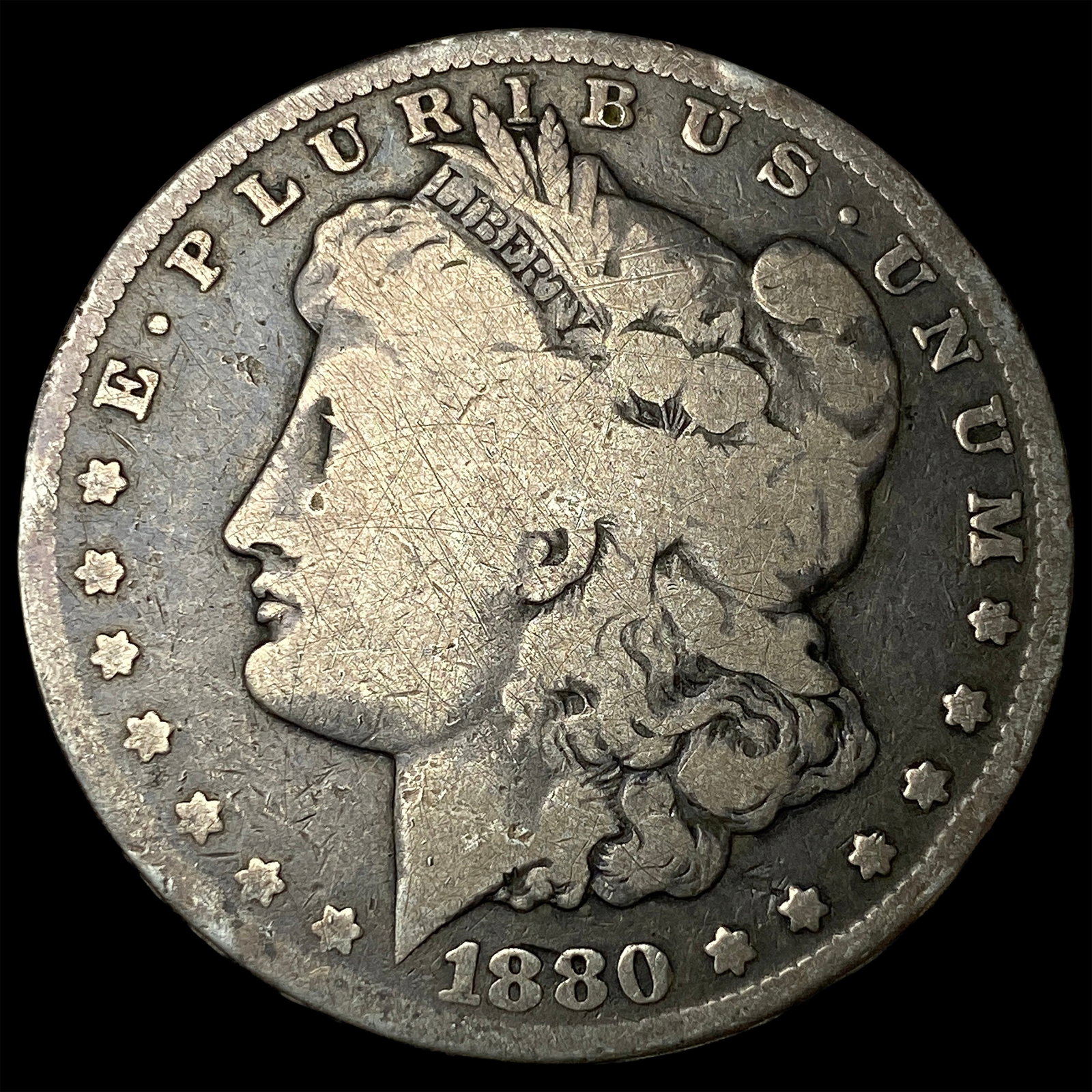 1880 Morgan Silver Dollar NICELY CIRCULATED (1 of 2)