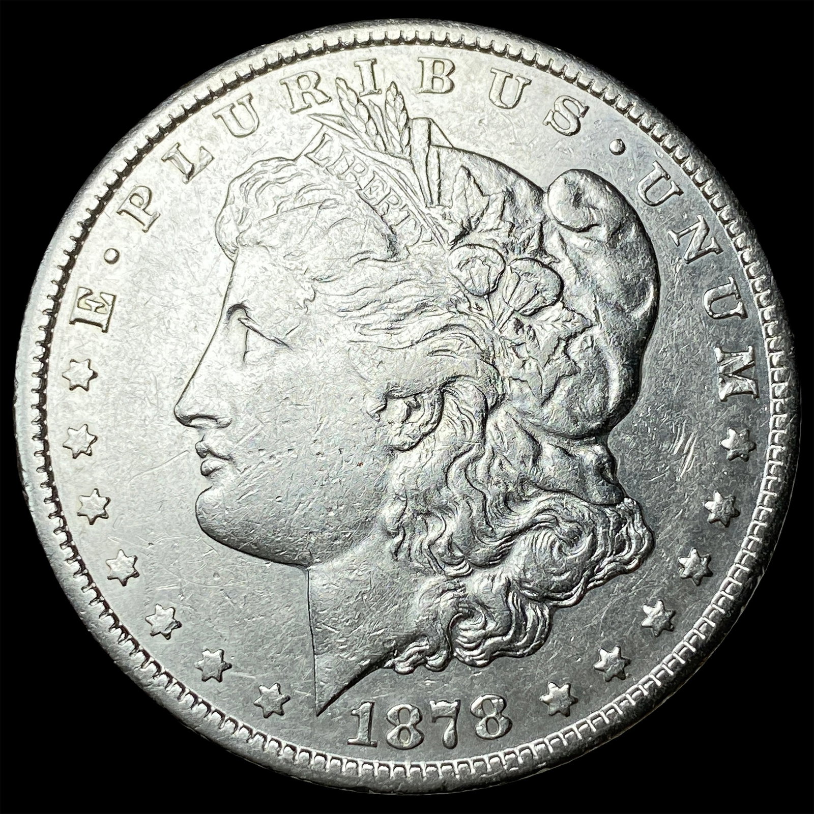 1878-CC Silver Morgan Dollar NEARLY UNCIRCULATED (1 of 2)