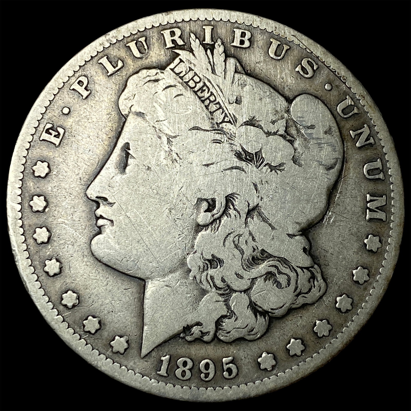 1895 Morgan Silver Dollar NICELY CIRCULATED (1 of 2)