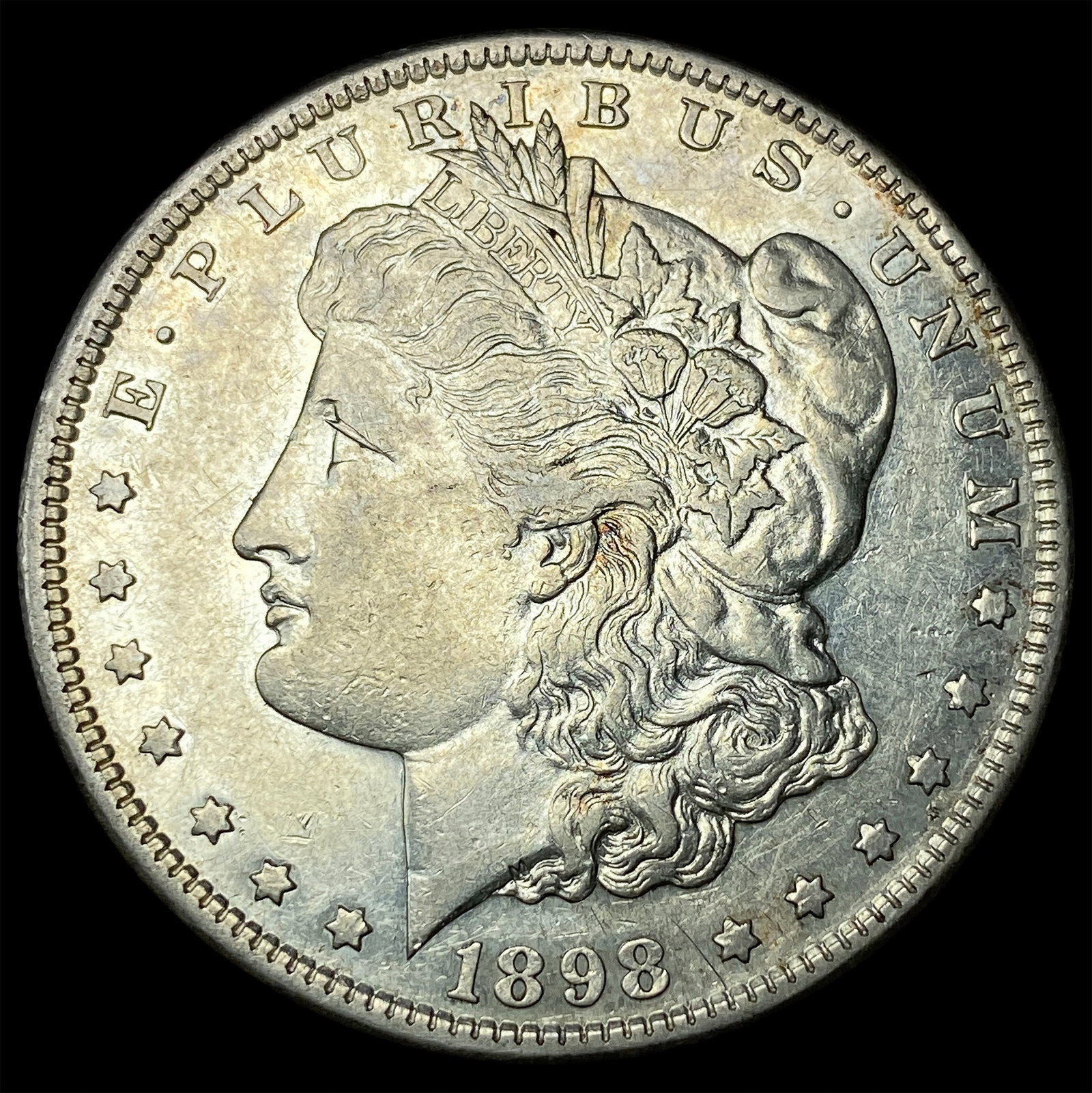1898-S Silver Morgan Dollar CLOSELY UNCIRCULATED: 1898-S Silver Morgan Dollar CLOSELY UNCIRCULATED