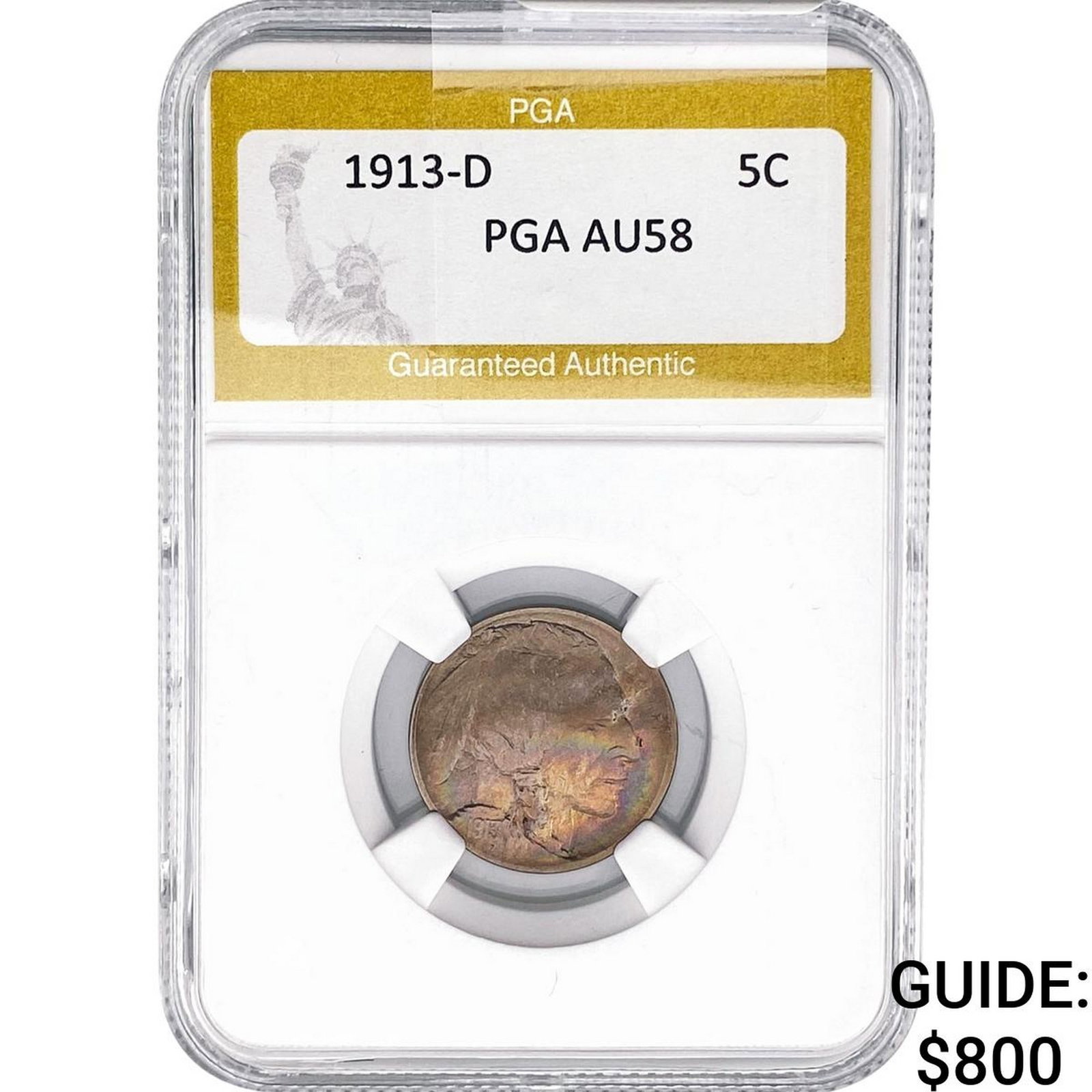 1913-D Buffalo Nickel PGA AU58 (1 of 2)