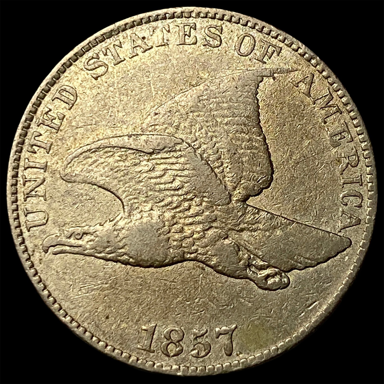 1857 Flying Eagle Cent UNCIRCULATED (1 of 2)