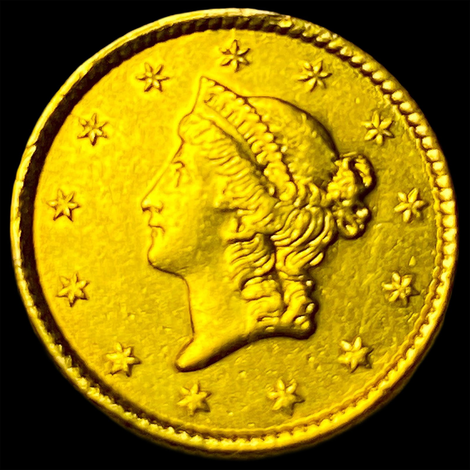 1853 Gold $1 Liberty Head Type 1 HIGH GRADE: 1853 Gold $1 Liberty Head Type 1 HIGH GRADE