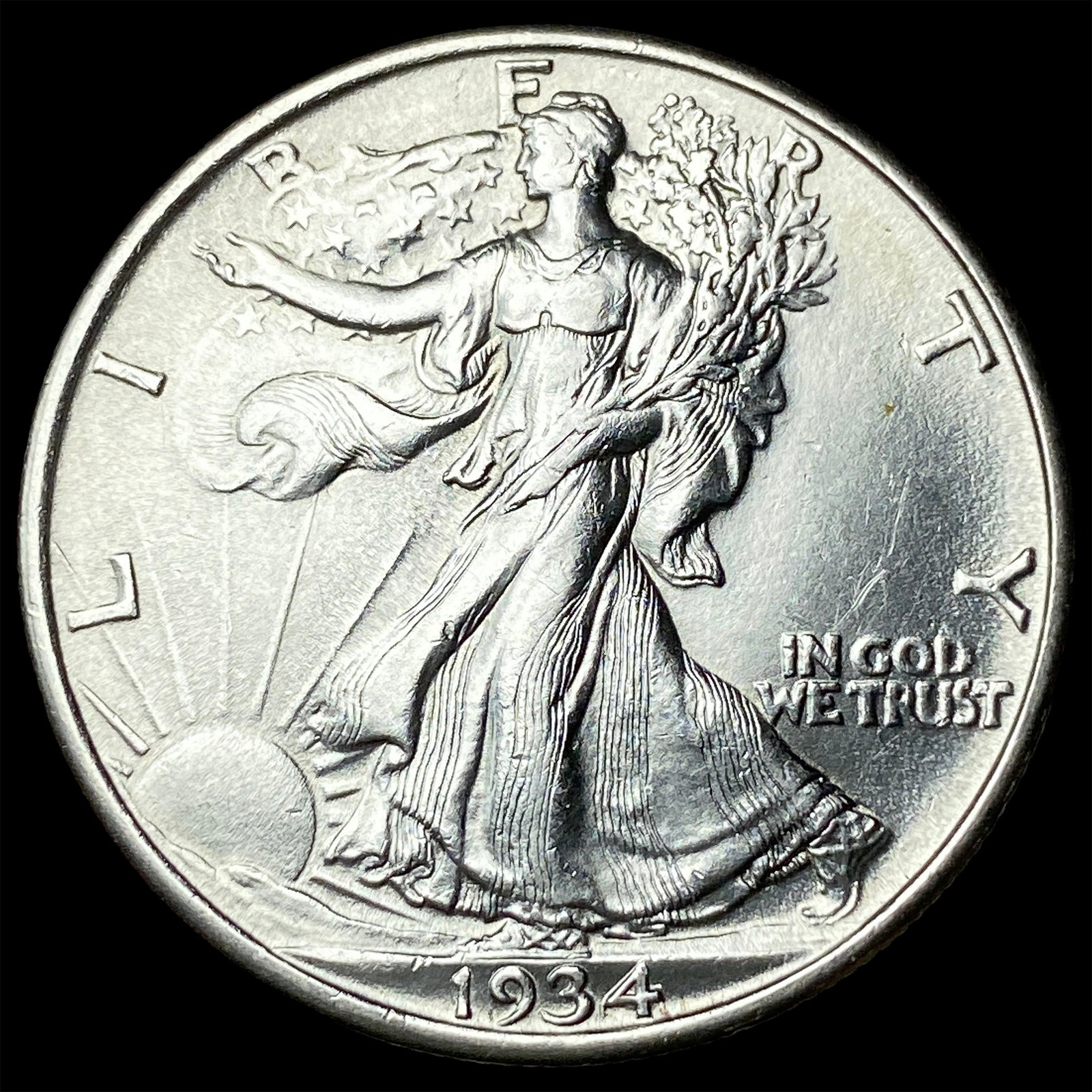 1934 Walking Liberty Half Dollar UNCIRCULATED (1 of 2)