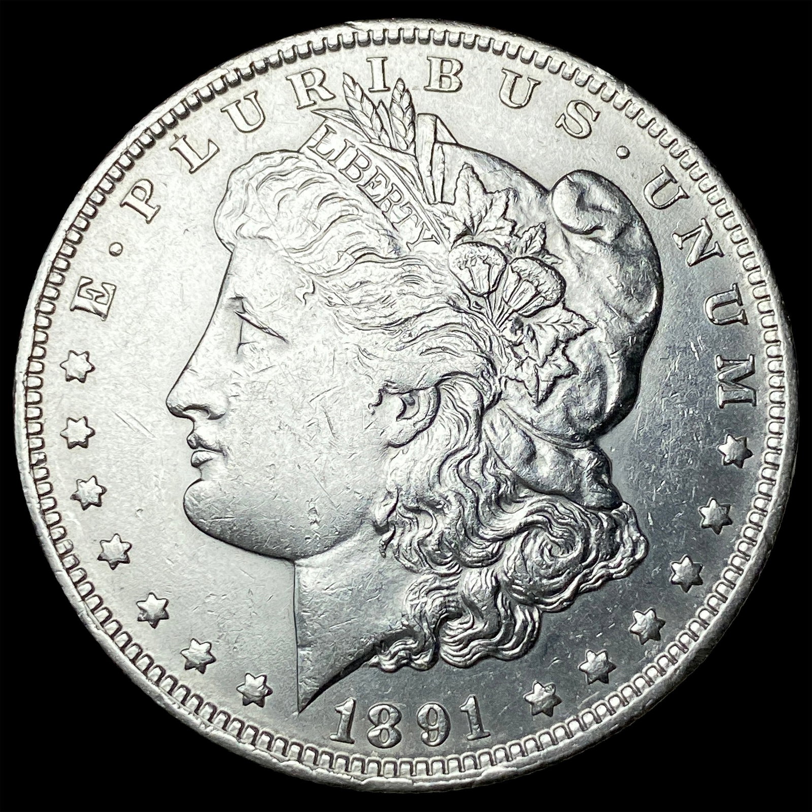 1891-O Silver Morgan Dollar CLOSELY UNCIRCULATED: 1891-O Silver Morgan Dollar CLOSELY UNCIRCULATED