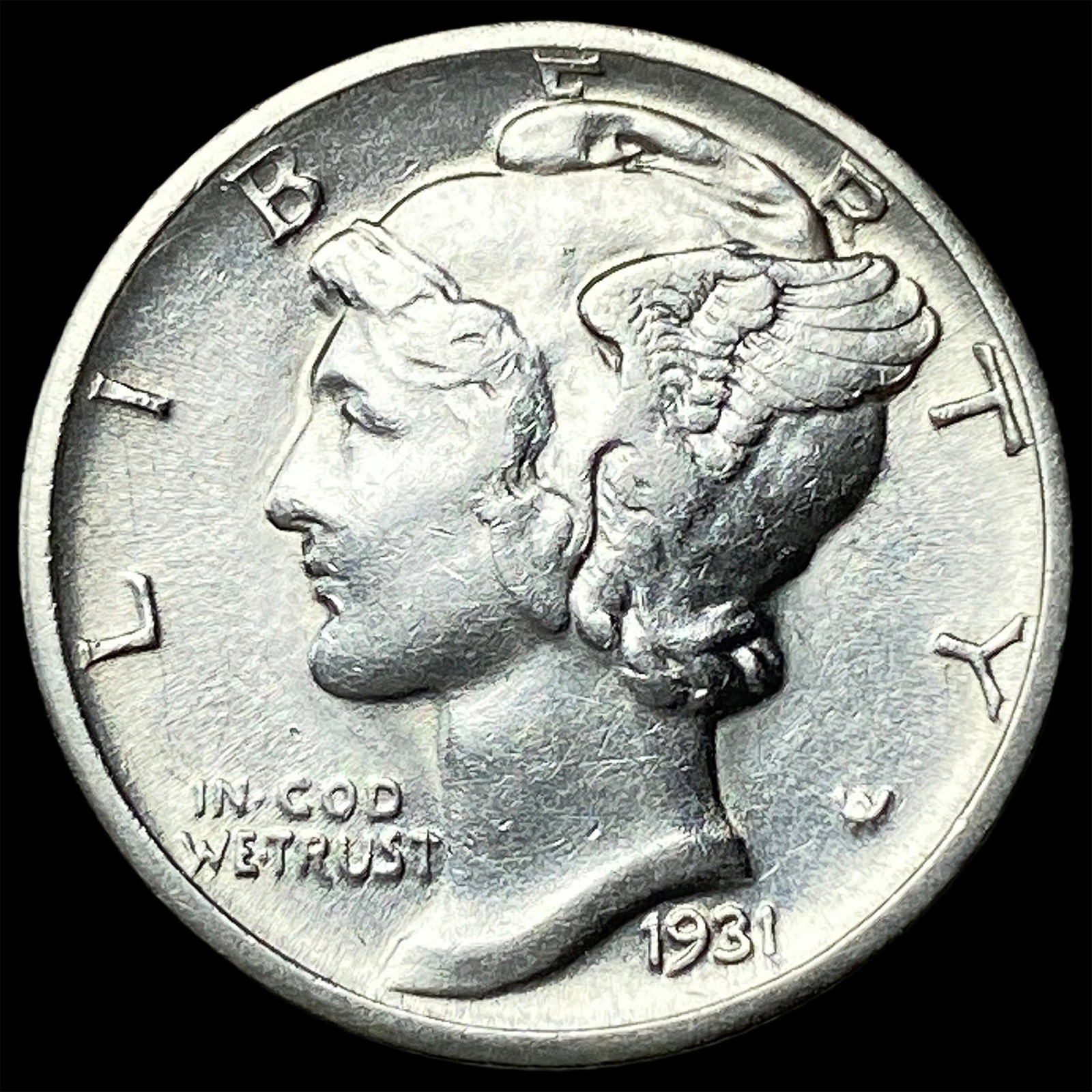 1931-D Silver Mercury Dime UNCIRCULATED (1 of 2)