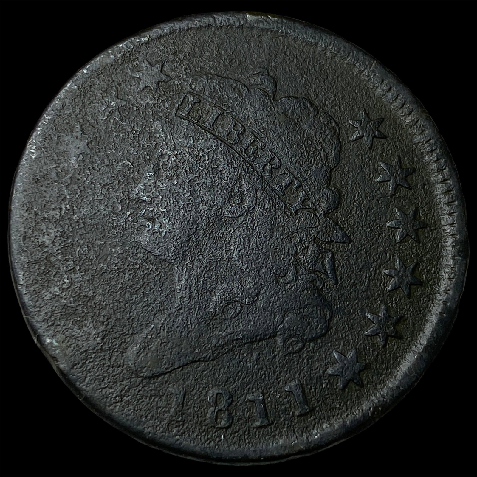 1811 Classic Head Large Cent LIGHTLY CIRCULATED (1 of 2)