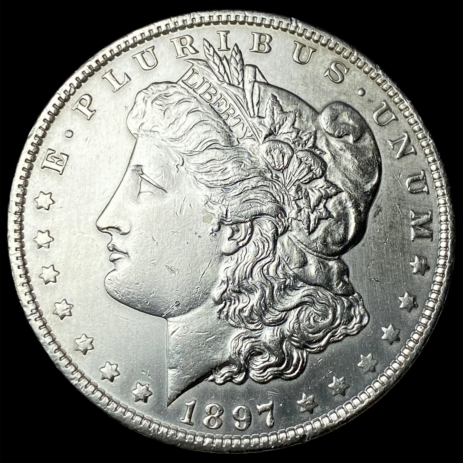 1897-O Silver Morgan Dollar CLOSELY UNCIRCULATED (1 of 2)