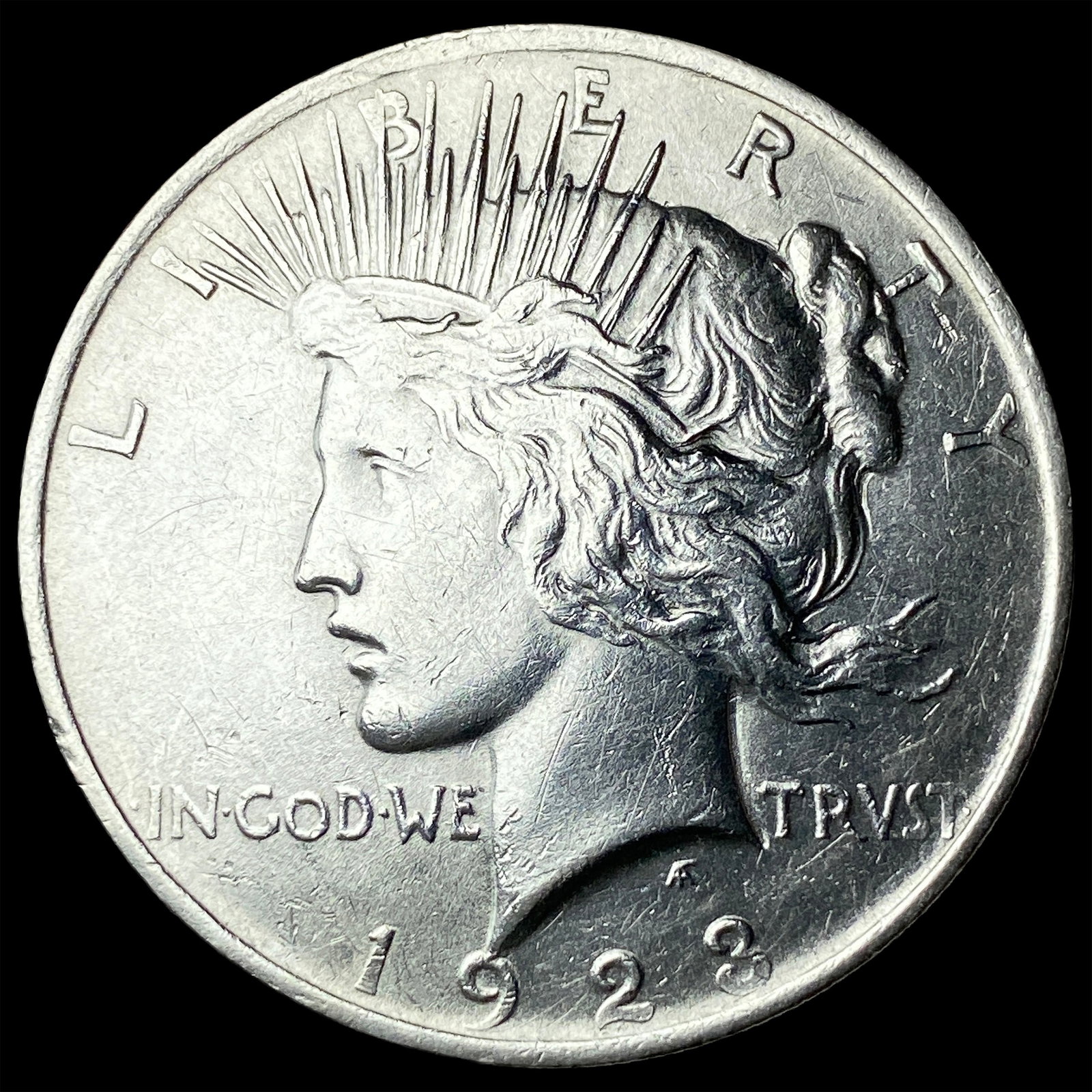 1923 Silver Peace Dollar CLOSELY UNCIRCULATED: 1923 Silver Peace Dollar CLOSELY UNCIRCULATED