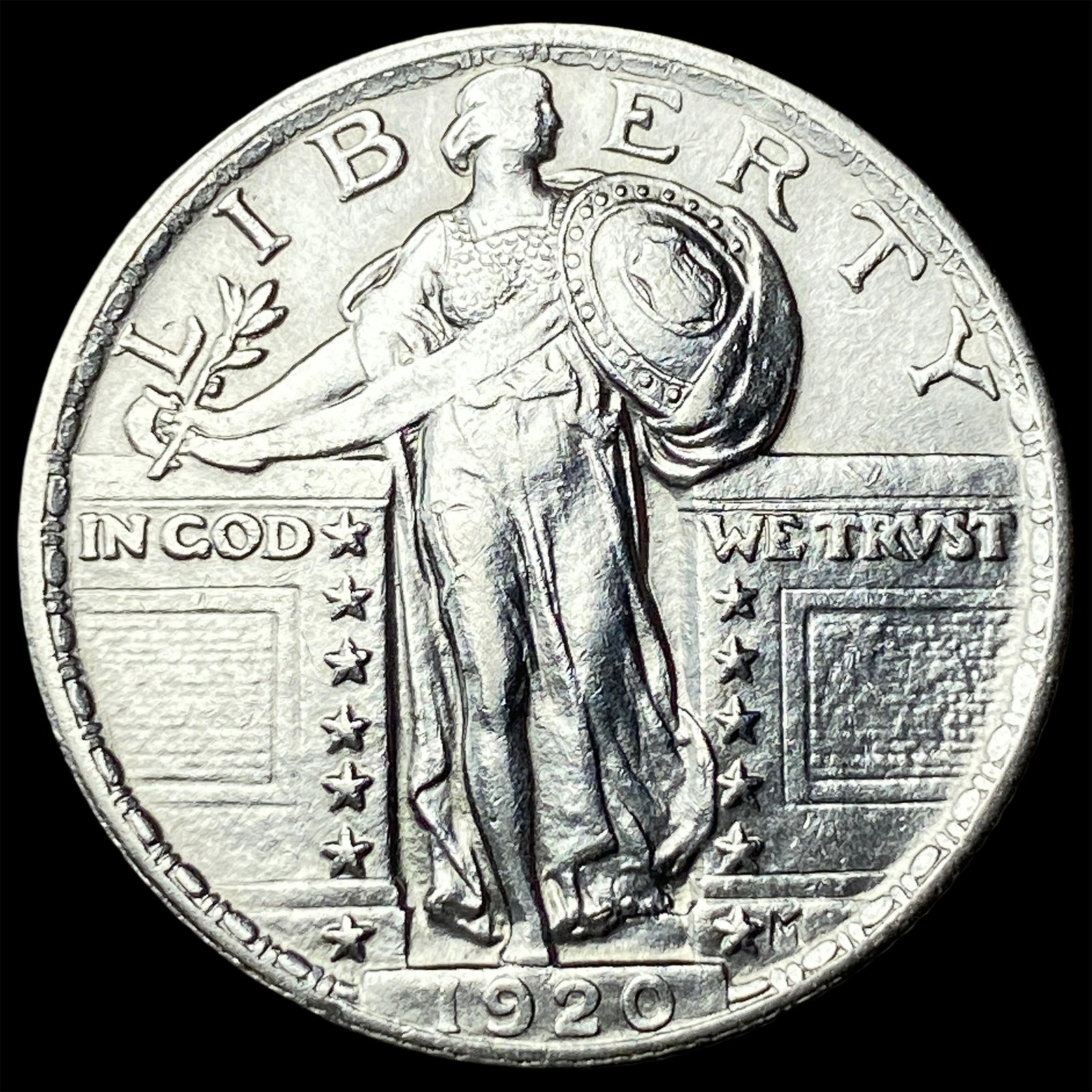 1920 Standing Liberty Quarter CHOICE AU (1 of 2)