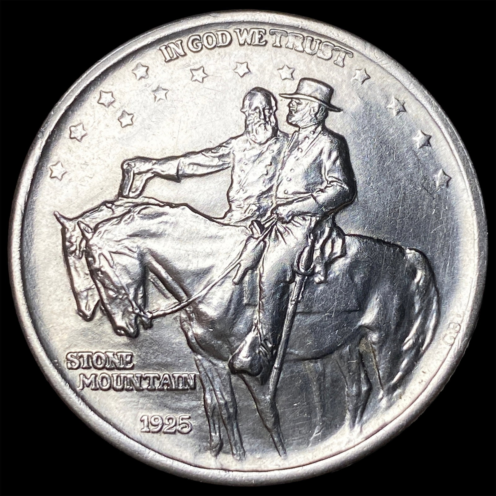 1925 Stone Mountain Silver Half Dollar CLOSELY UNCIRCULATED (1 of 2)