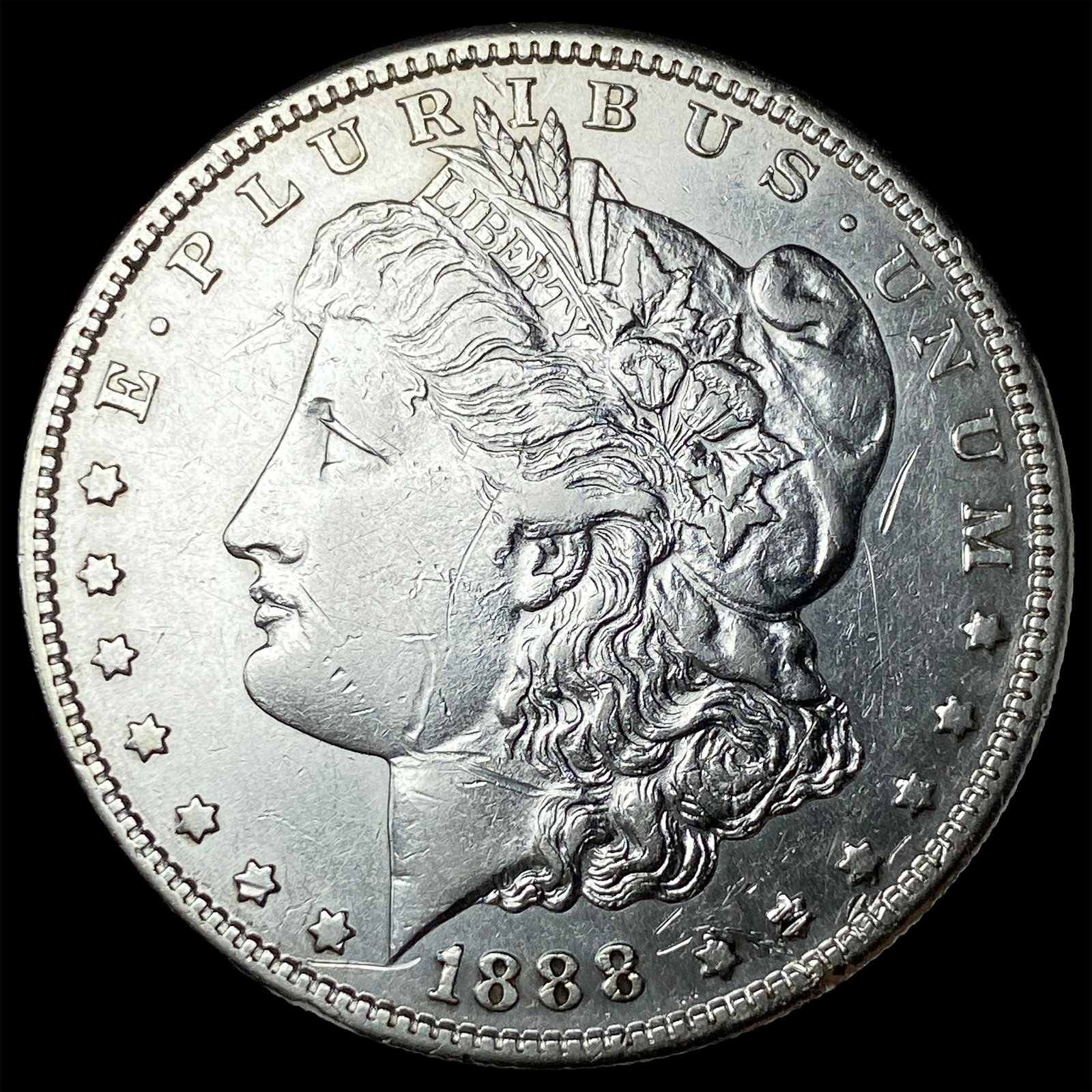 1888-S Silver Morgan Dollar CLOSELY UNCIRCULATED: 1888-S Silver Morgan Dollar CLOSELY UNCIRCULATED