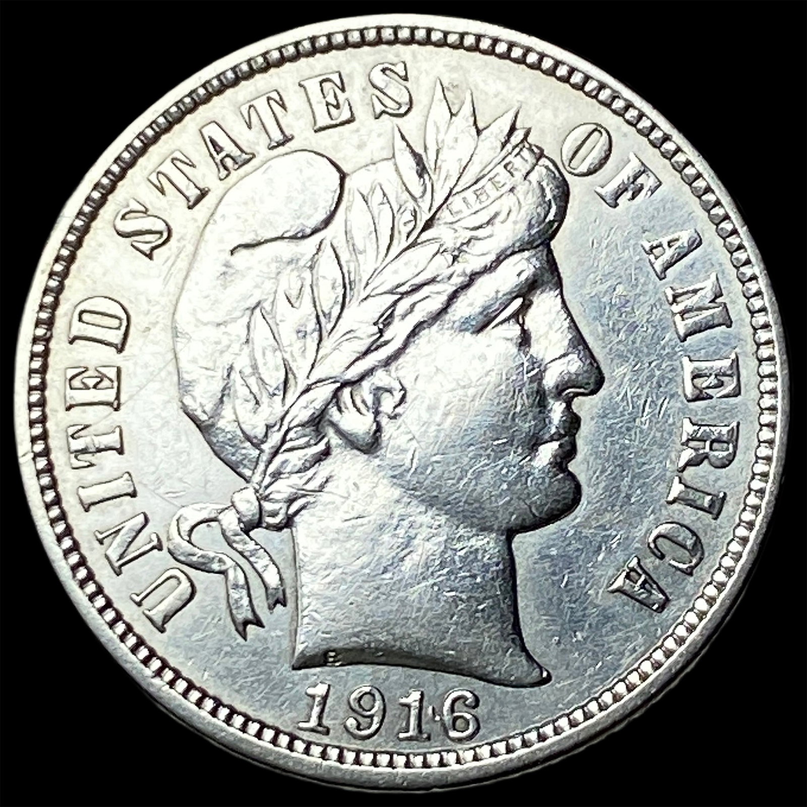 1916 Silver Barber Dime UNCIRCULATED (1 of 2)