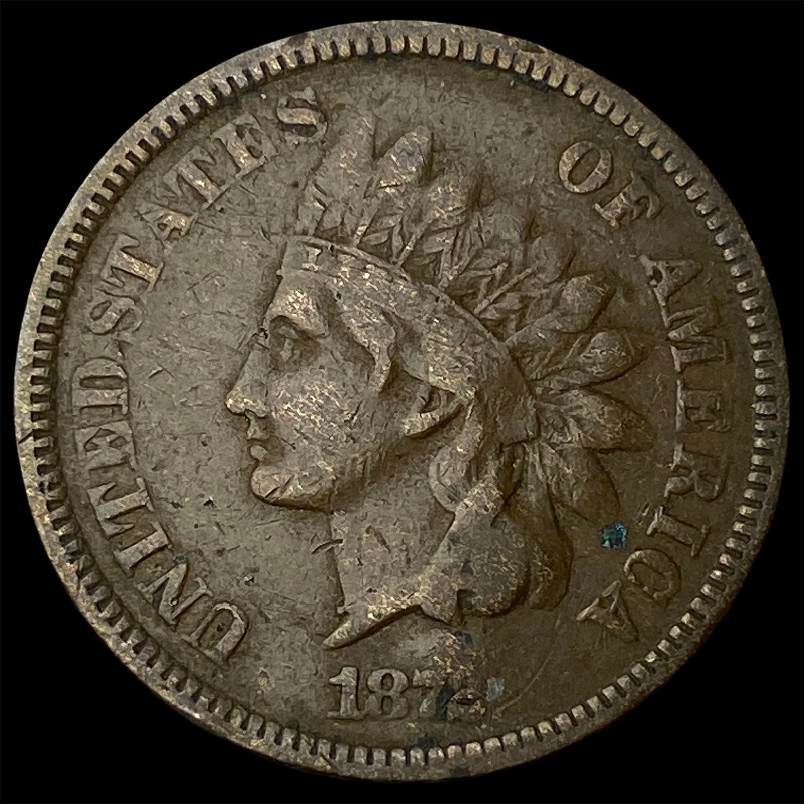 1872 Indian Head Cent LIGHTLY CIRCULATED (1 of 2)