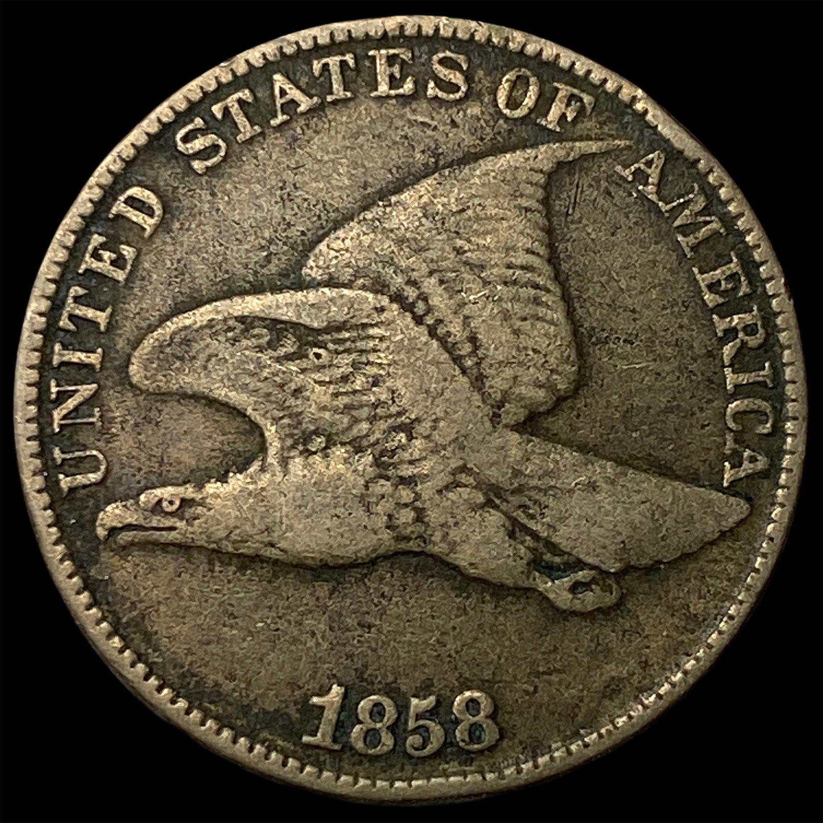 1858 Flying Eagle Cent LIGHTLY CIRCULATED (1 of 2)