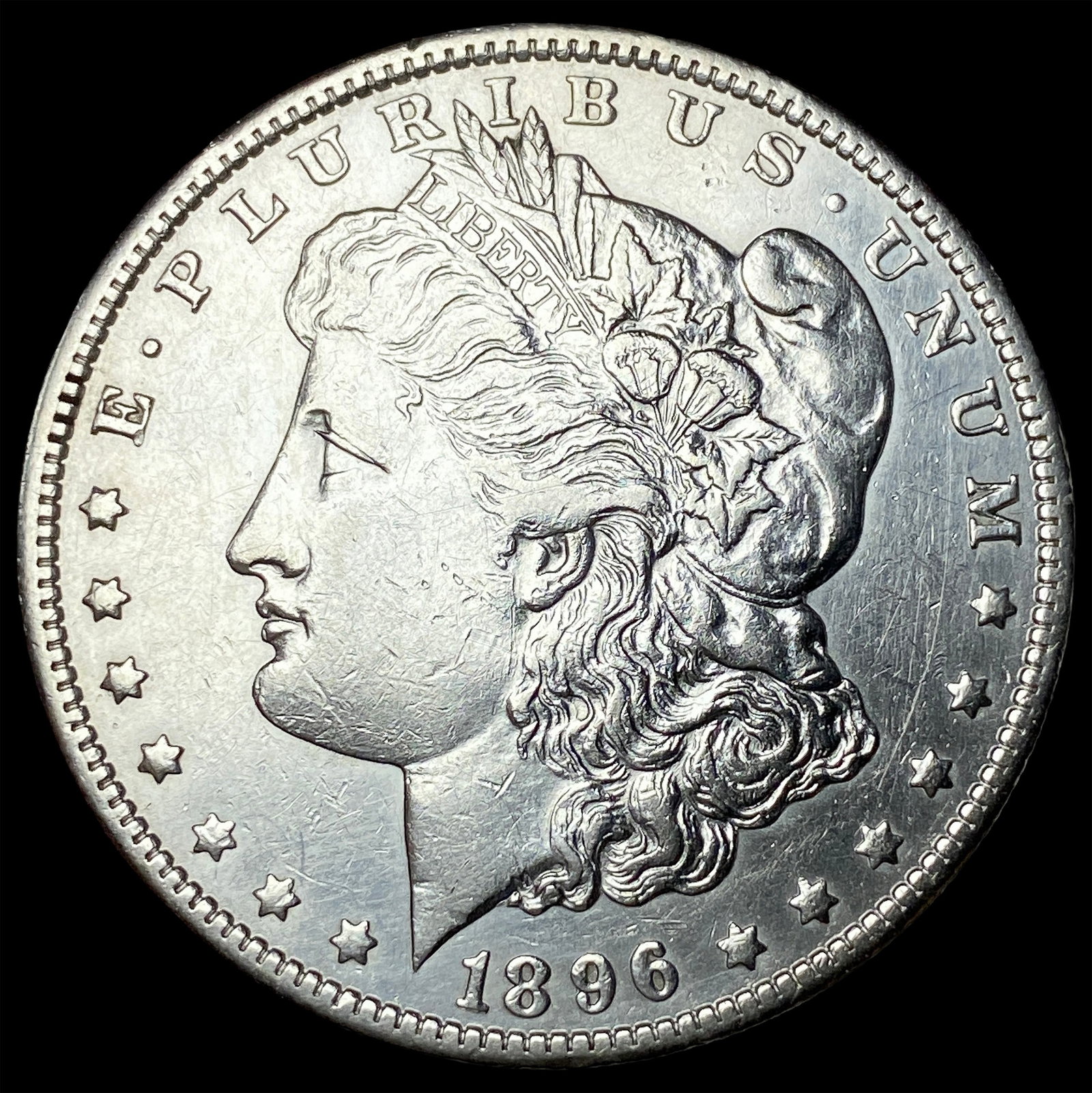 1896-O Silver Morgan Dollar CLOSELY UNCIRCULATED: 1896-O Silver Morgan Dollar CLOSELY UNCIRCULATED