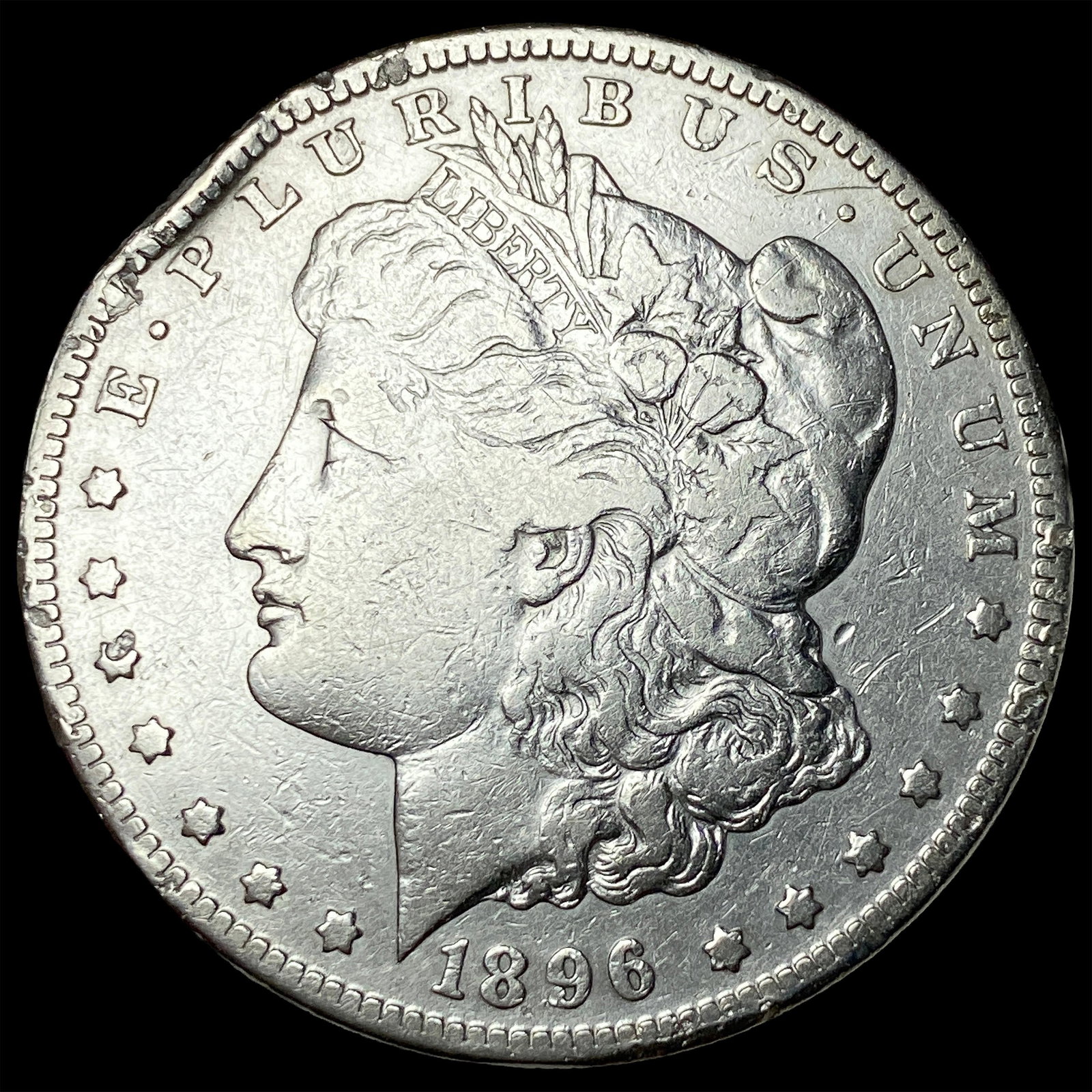 1896-S Silver Morgan Dollar LIGHTLY CIRCULATED: 1896-S Silver Morgan Dollar LIGHTLY CIRCULATED