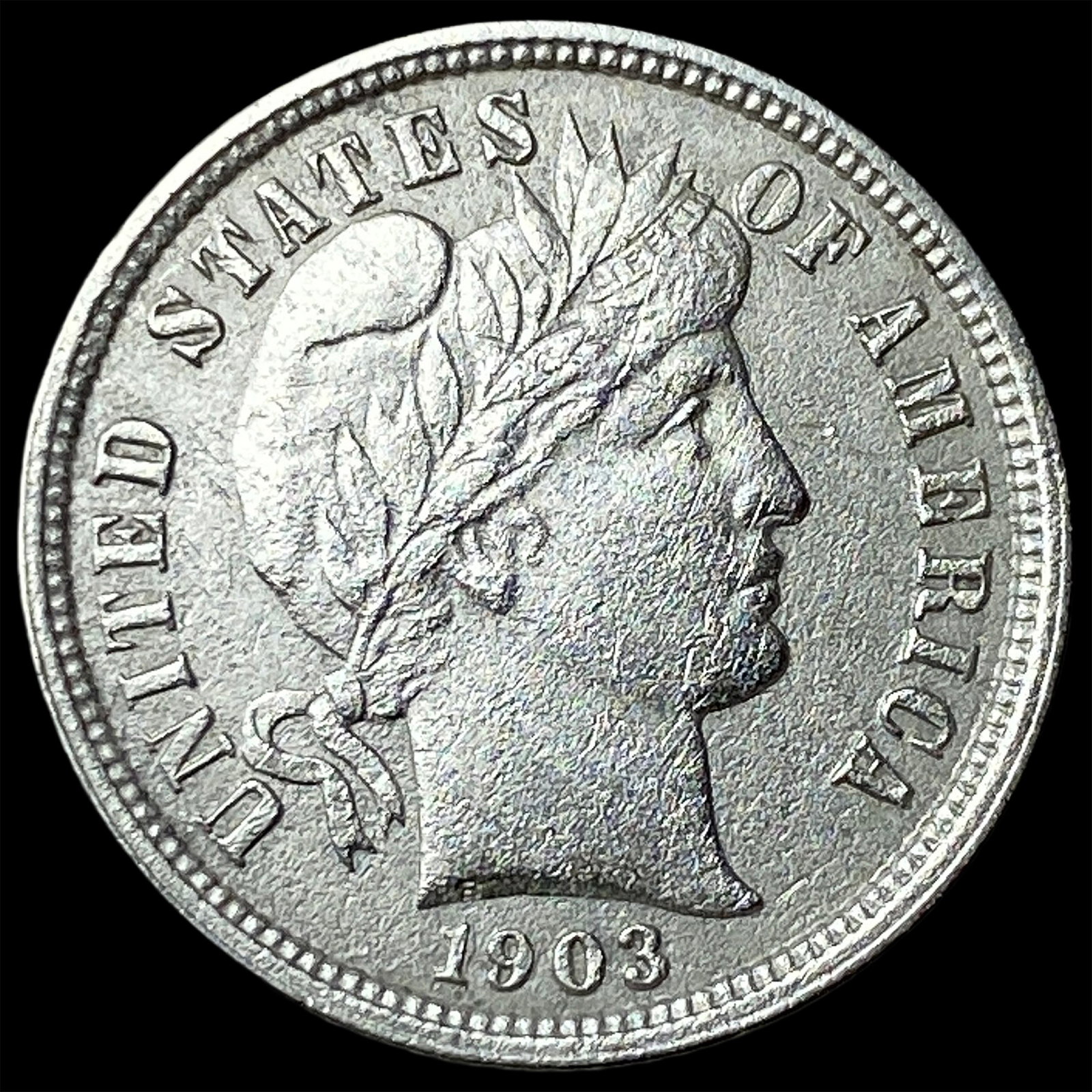 1903-O Silver Barber Dime HIGH GRADE (1 of 2)