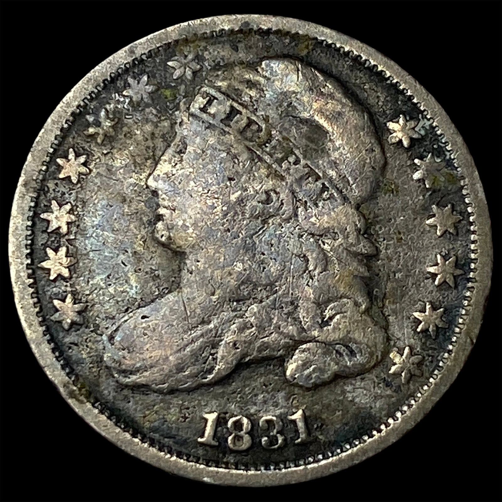 1831 Capped Bust Dime UNCIRCULATED (1 of 2)