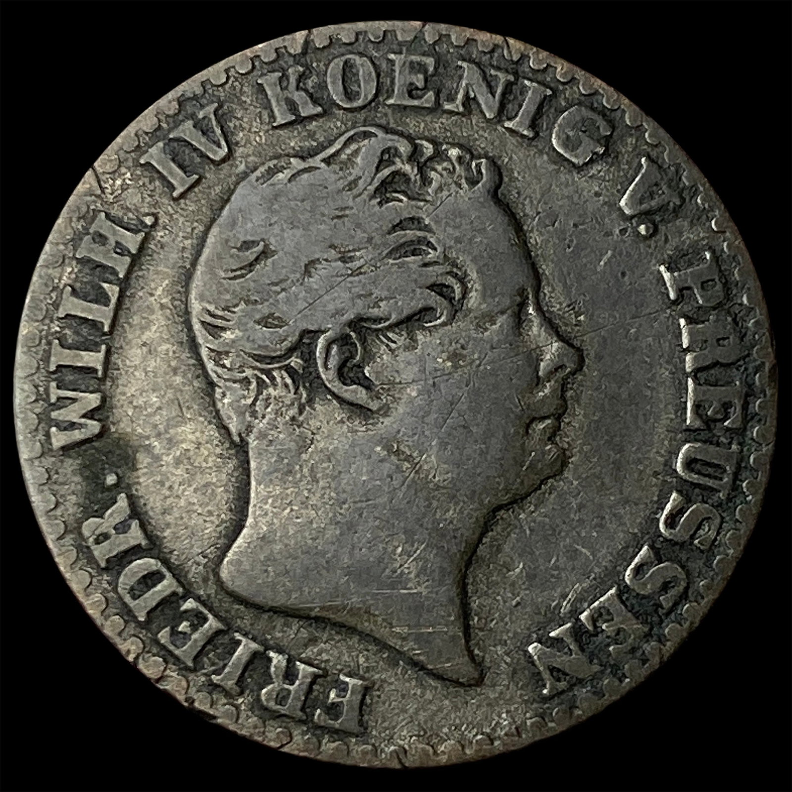 1852-A Prussia Silver 2Â½ Silbergroschen LIGHTLY CIRCULATED (1 of 2)