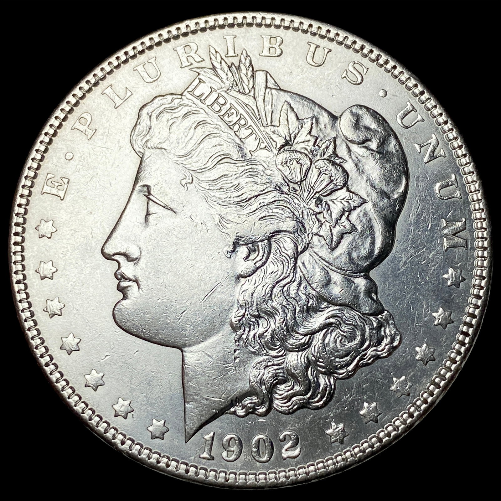 1902 Morgan Silver Dollar CLOSELY UNCIRCULATED: 1902 Morgan Silver Dollar CLOSELY UNCIRCULATED