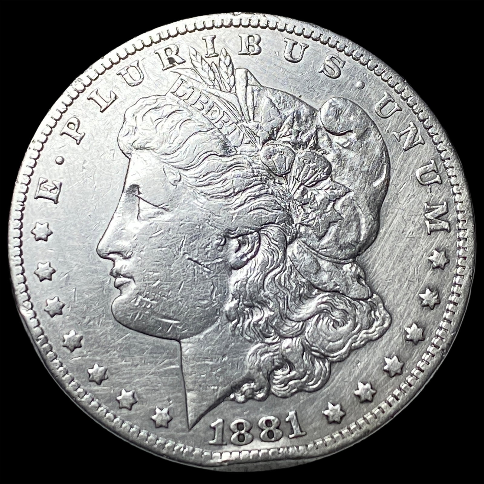 1881-CC Silver Morgan Dollar NEARLY UNCIRCULATED (1 of 2)