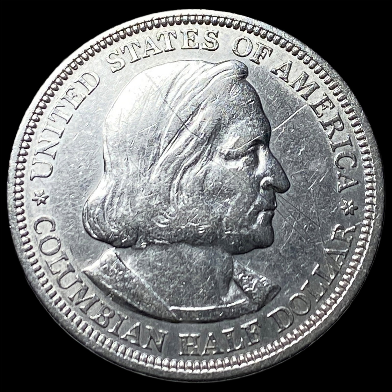 1893 Columbian Exposition Half Dollar NEARLY UNCIRCULATED (1 of 2)